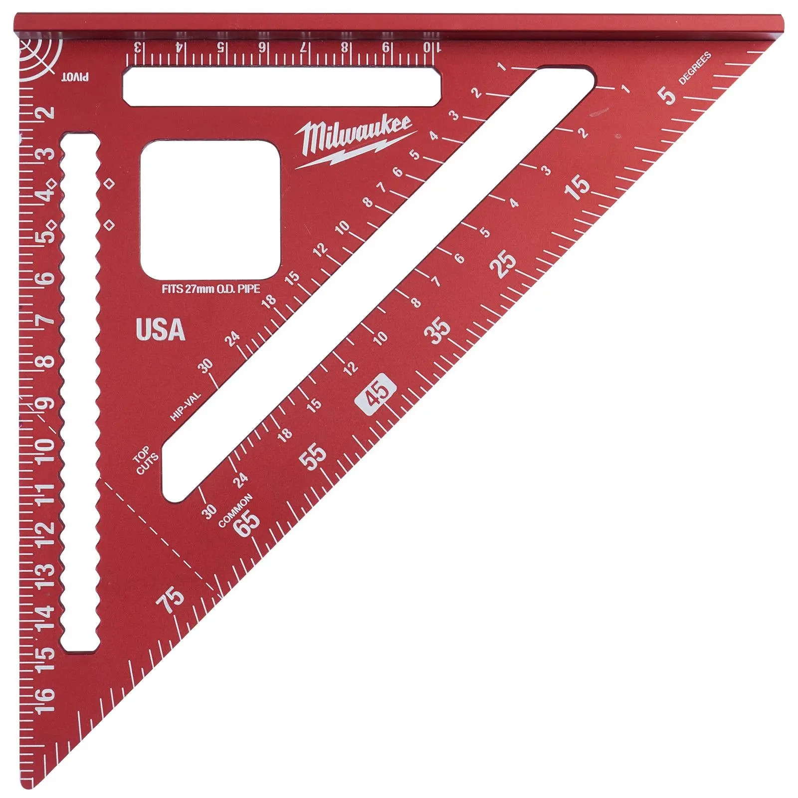 Milwaukee Rafter Roofing Square Metric 180mm - Image 2