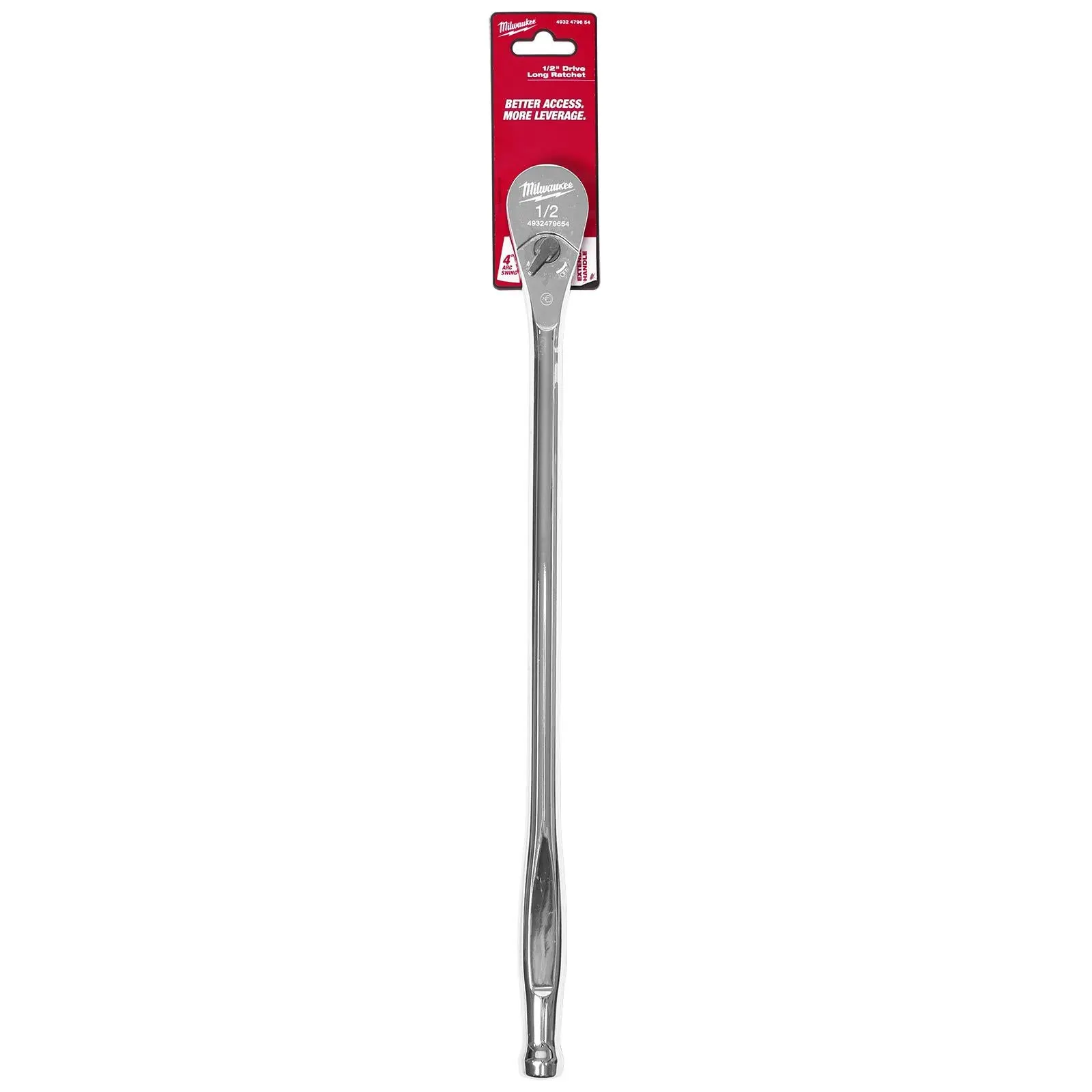 Milwaukee Ratchet Handle Socket Wrench Long 1/2" Drive 457mm 18 inch 90 Tooth - Image 3