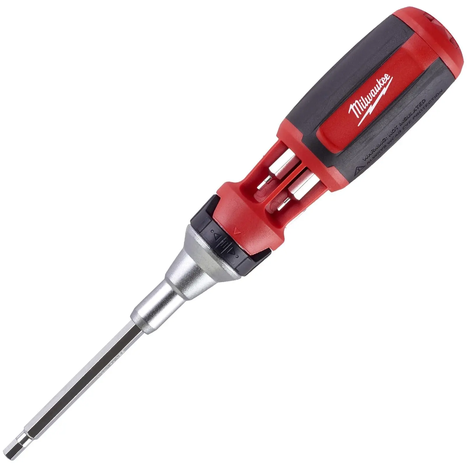 Milwaukee Ratchet Screwdriver 9 in 1 Multi Bit Hex 1.5-6mm - Image 3