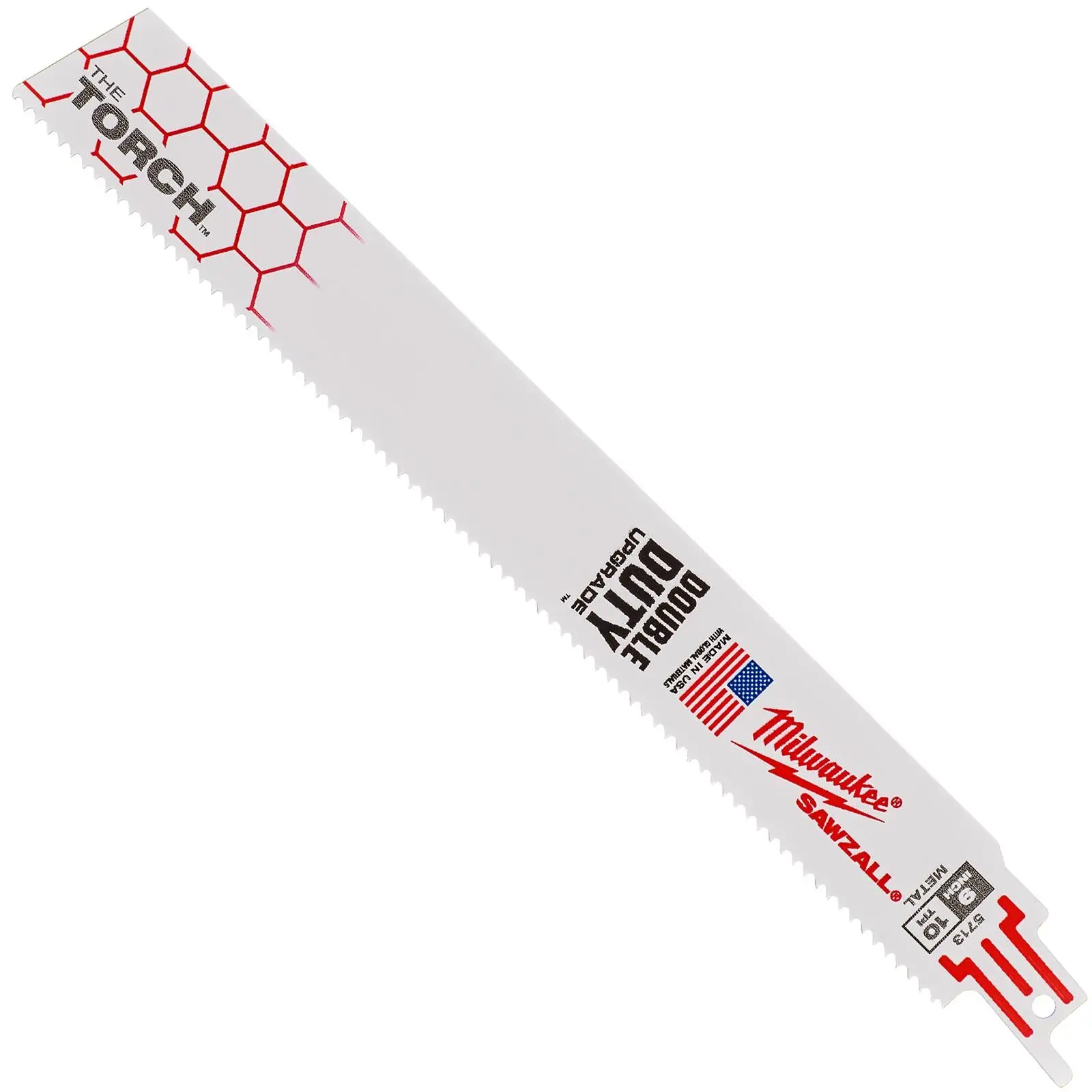 Milwaukee Reciprocating Saw Blade Sawzall 230mm 10 TPI 25 Pack Metal TORCH Demolition Blade - Image 3