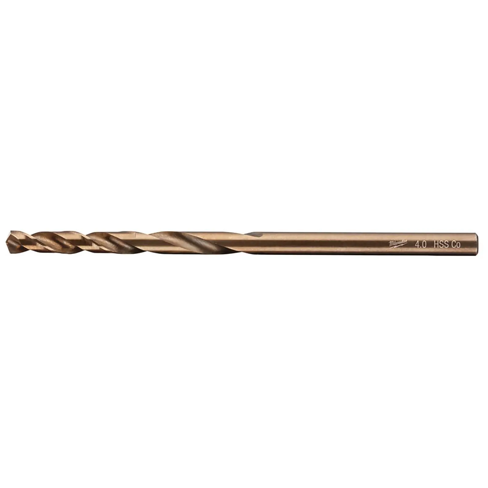 Milwaukee Red Cobalt Metal Drill Bits HSS-G 4.0mm x 75mm 10 Pack DIN338