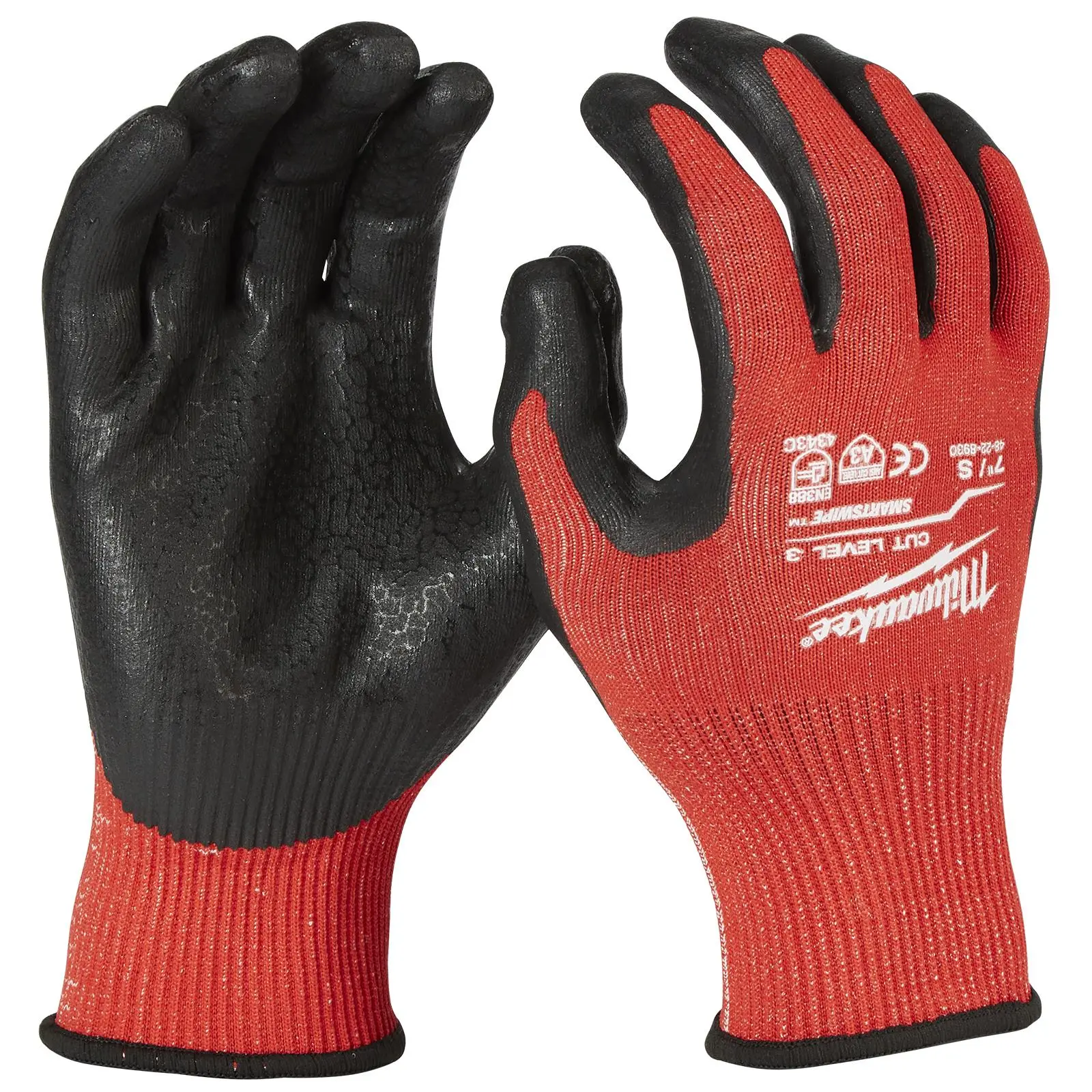 Milwaukee Safety Gloves Cut Level 3/C Dipped Glove Size 8 / M Medium - Image 3