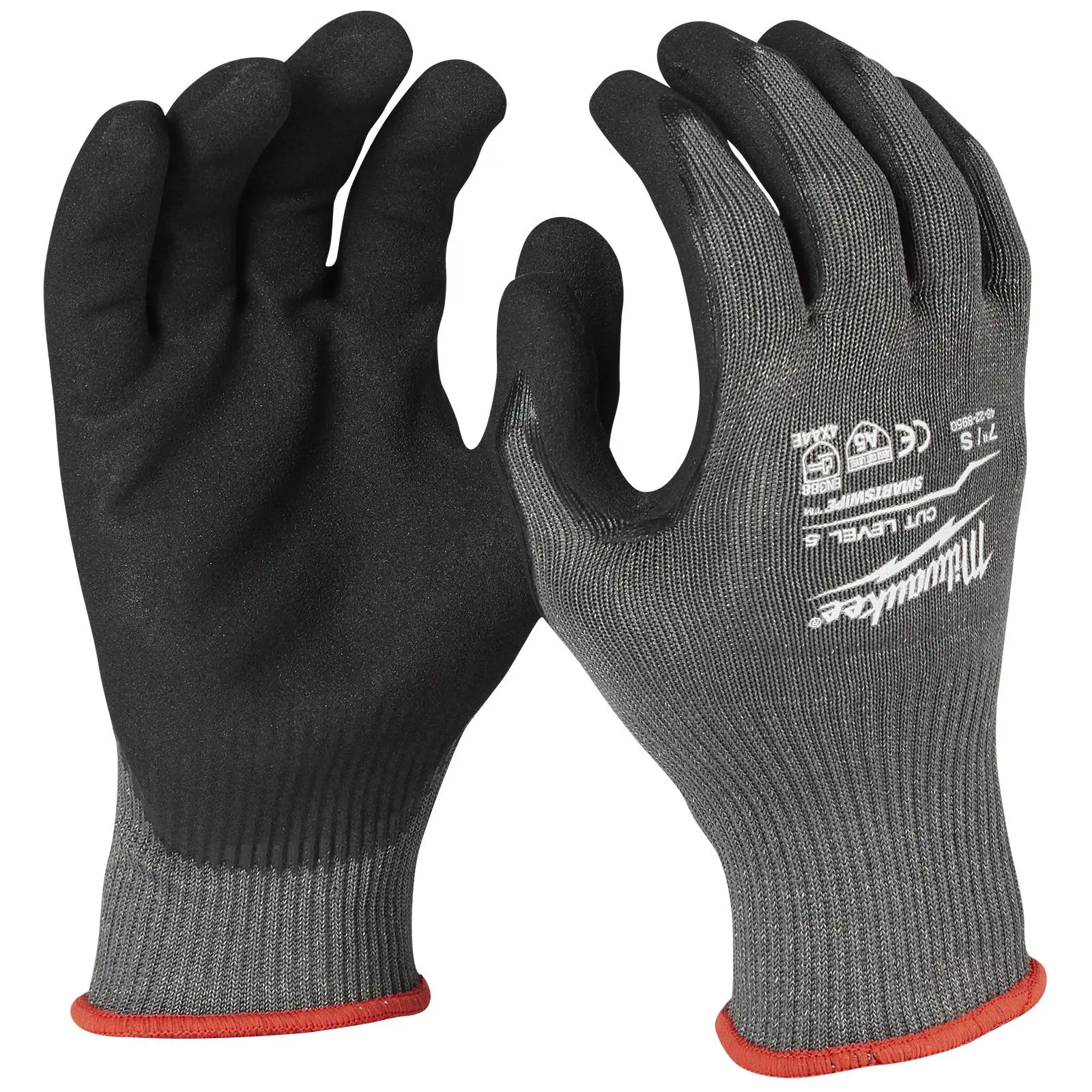 Milwaukee Safety Gloves Cut Level 5/E Dipped Glove Size 8 / M Medium - Image 3