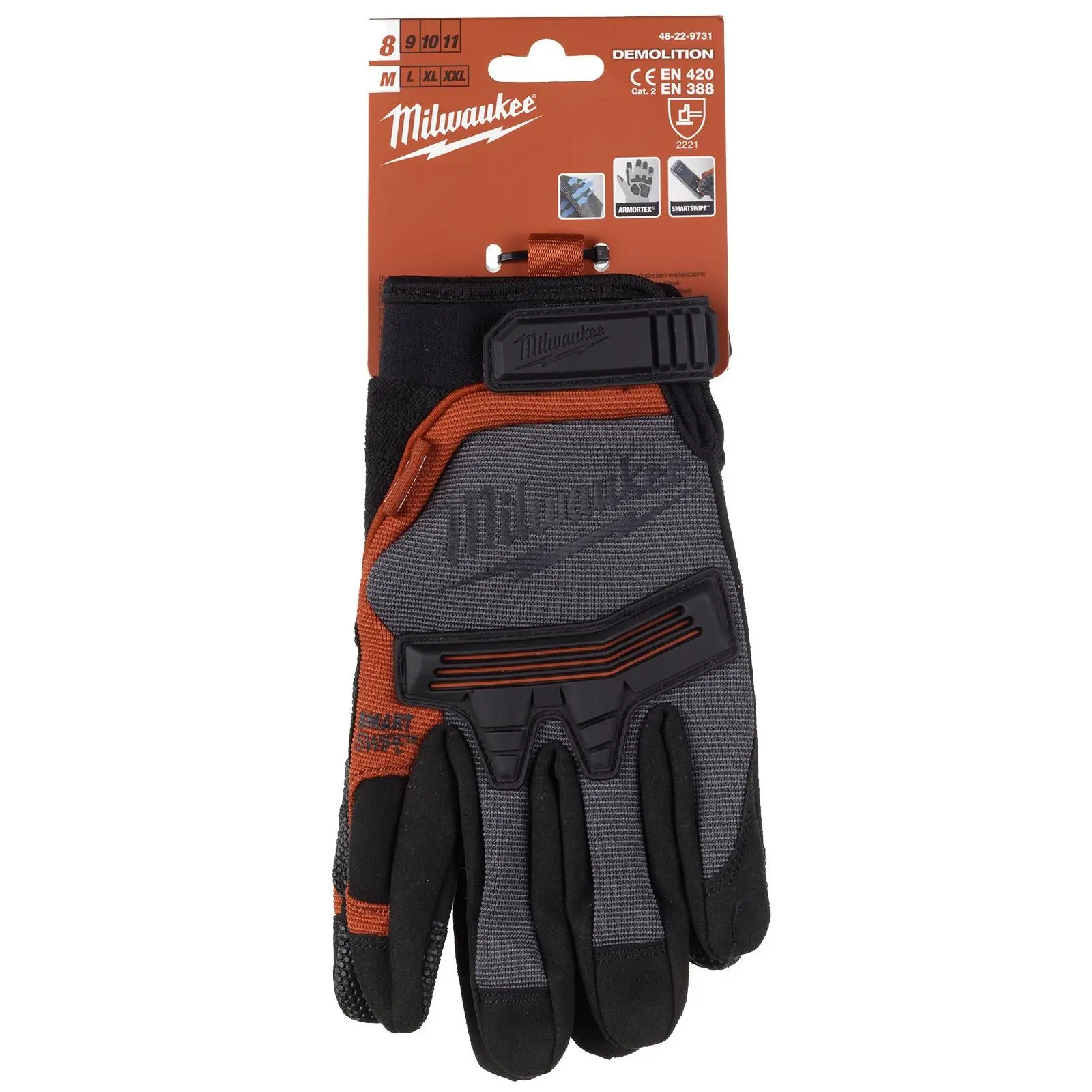 Milwaukee Safety Gloves Demolition Glove Size 8 / M Medium - Image 2
