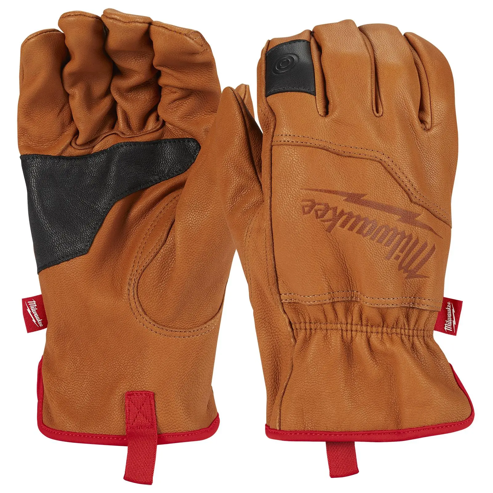 Milwaukee Safety Gloves Goatskin Leather Glove Brown Size 10 / XL Extra Large - Image 3