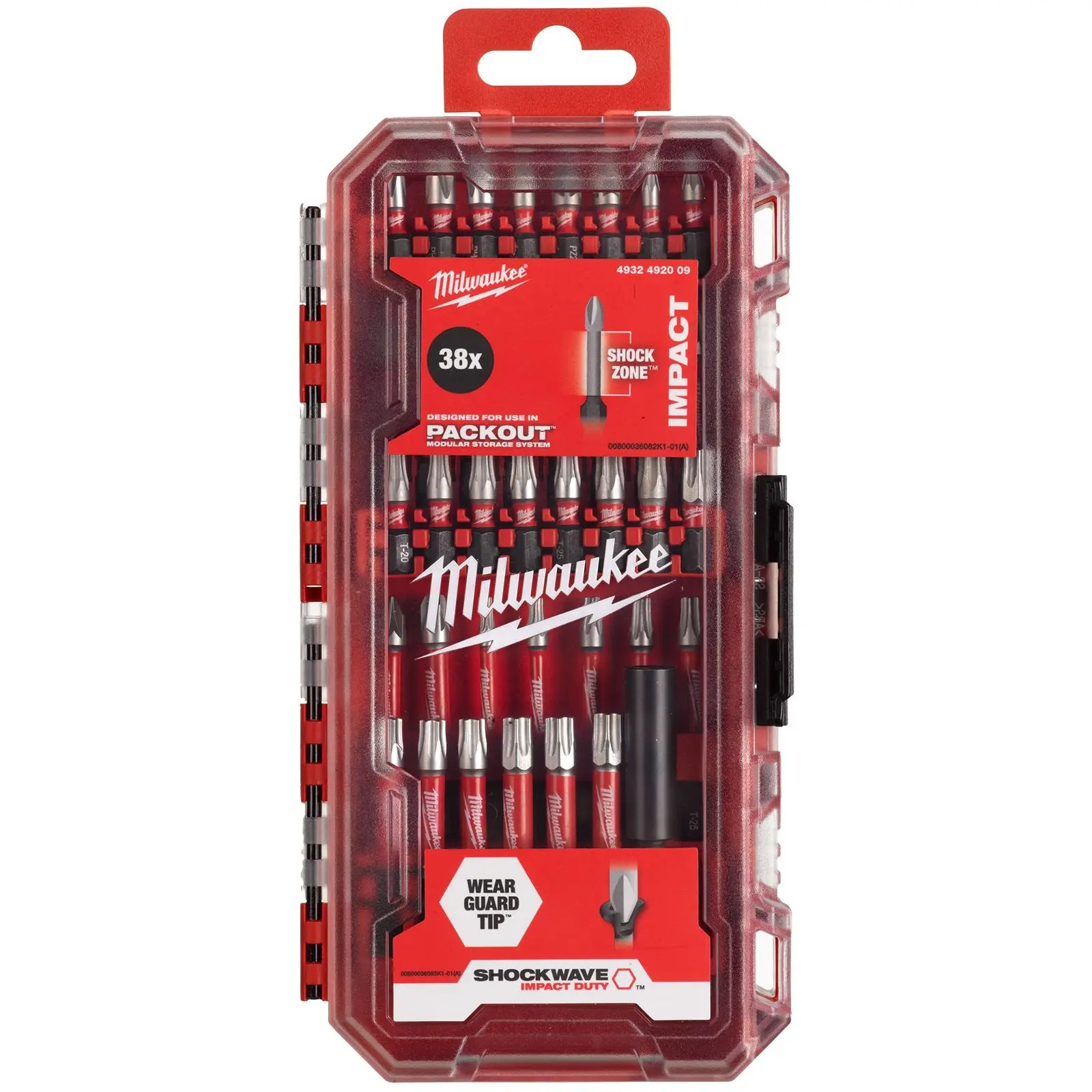 Milwaukee Screwdriver Bit Set 38 Piece SHOCKWAVE Impact Duty - Image 3