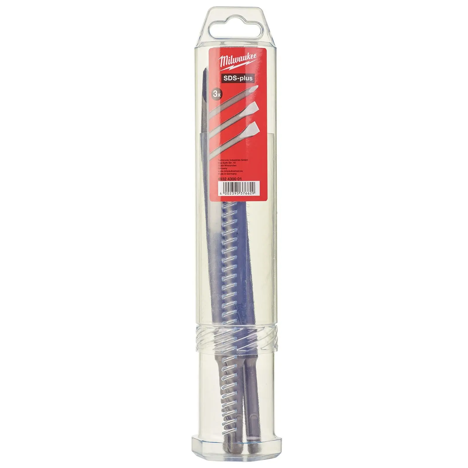 Milwaukee SDS Plus Chisel Set 3 Piece - Image 2