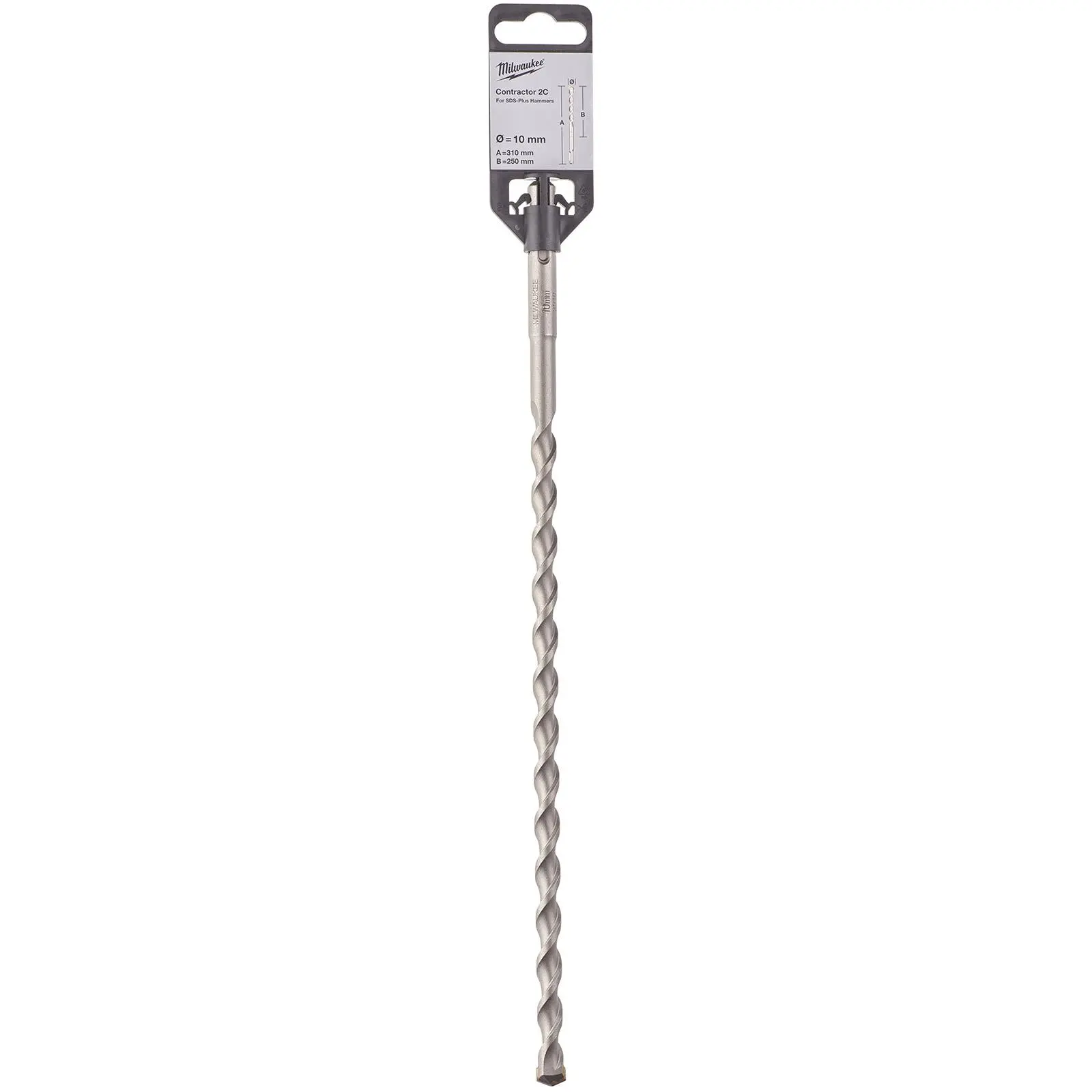 Milwaukee SDS Plus Contractor Hammer Drill Bits 2 Cut - Image 108
