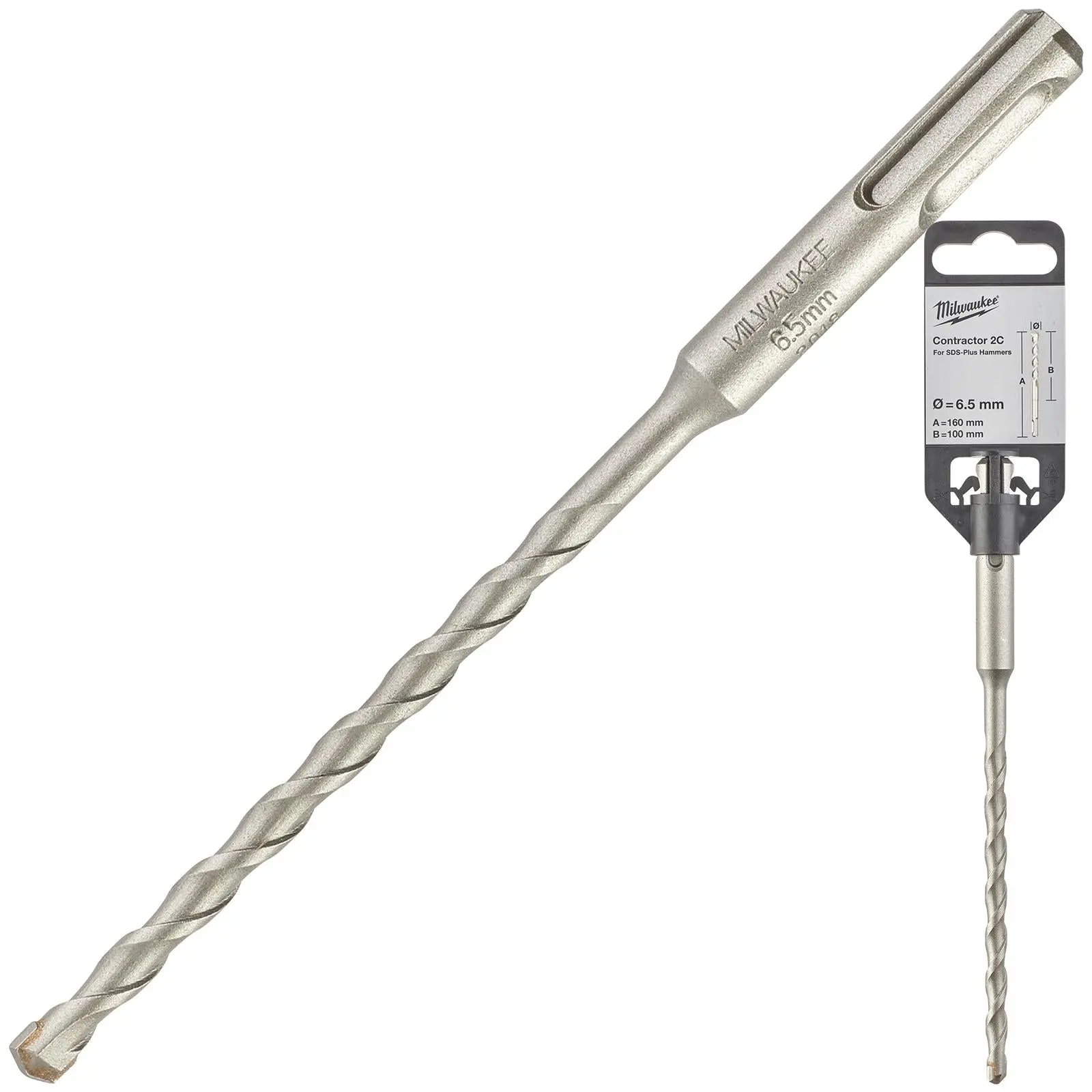 Milwaukee SDS Plus Contractor Hammer Drill Bits 2 Cut - Image 32