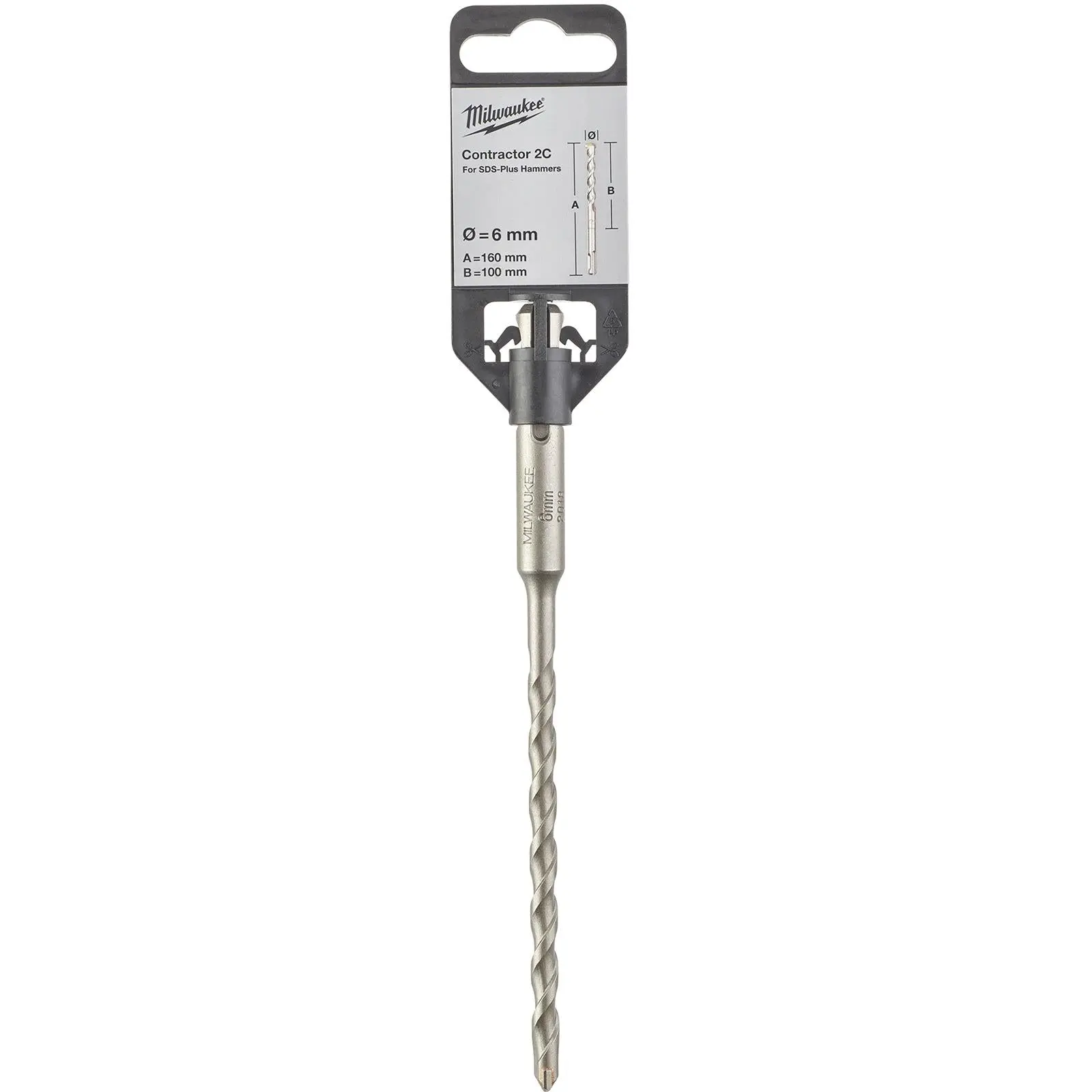 Milwaukee SDS Plus Contractor Hammer Drill Bits 2 Cut - Image 36