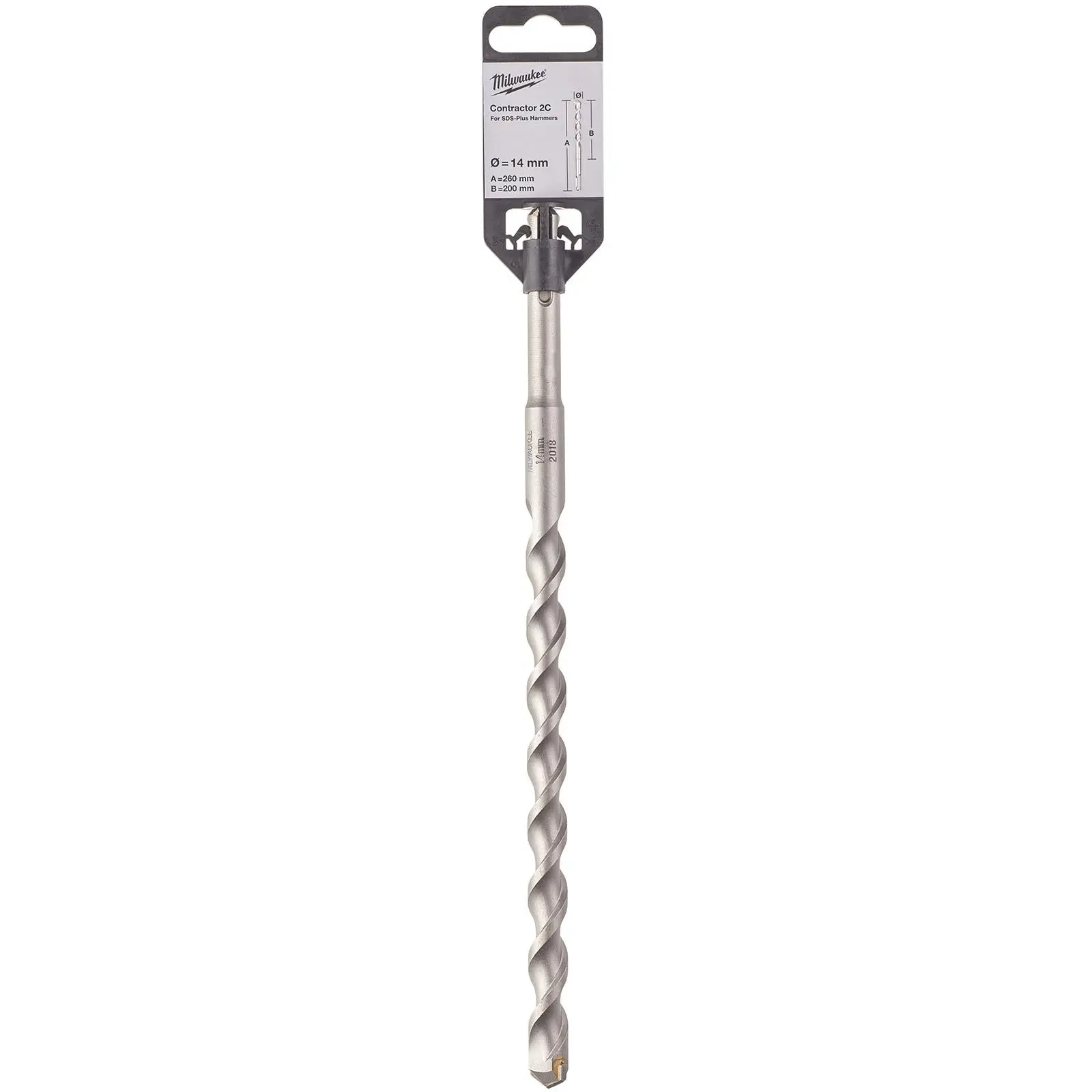 Milwaukee SDS Plus Contractor Hammer Drill Bits 2 Cut - Image 39