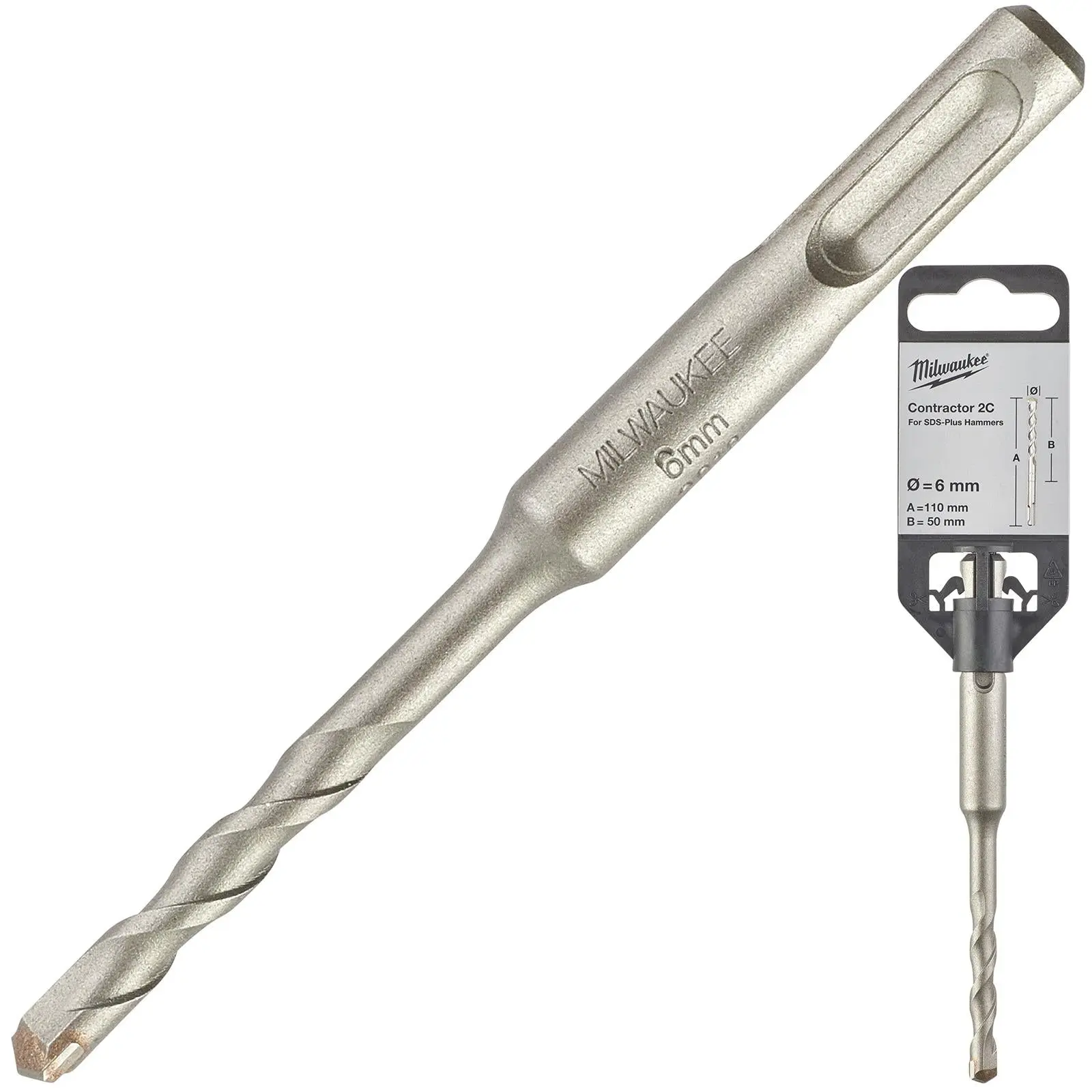 Milwaukee SDS Plus Contractor Hammer Drill Bits 2 Cut - Image 41