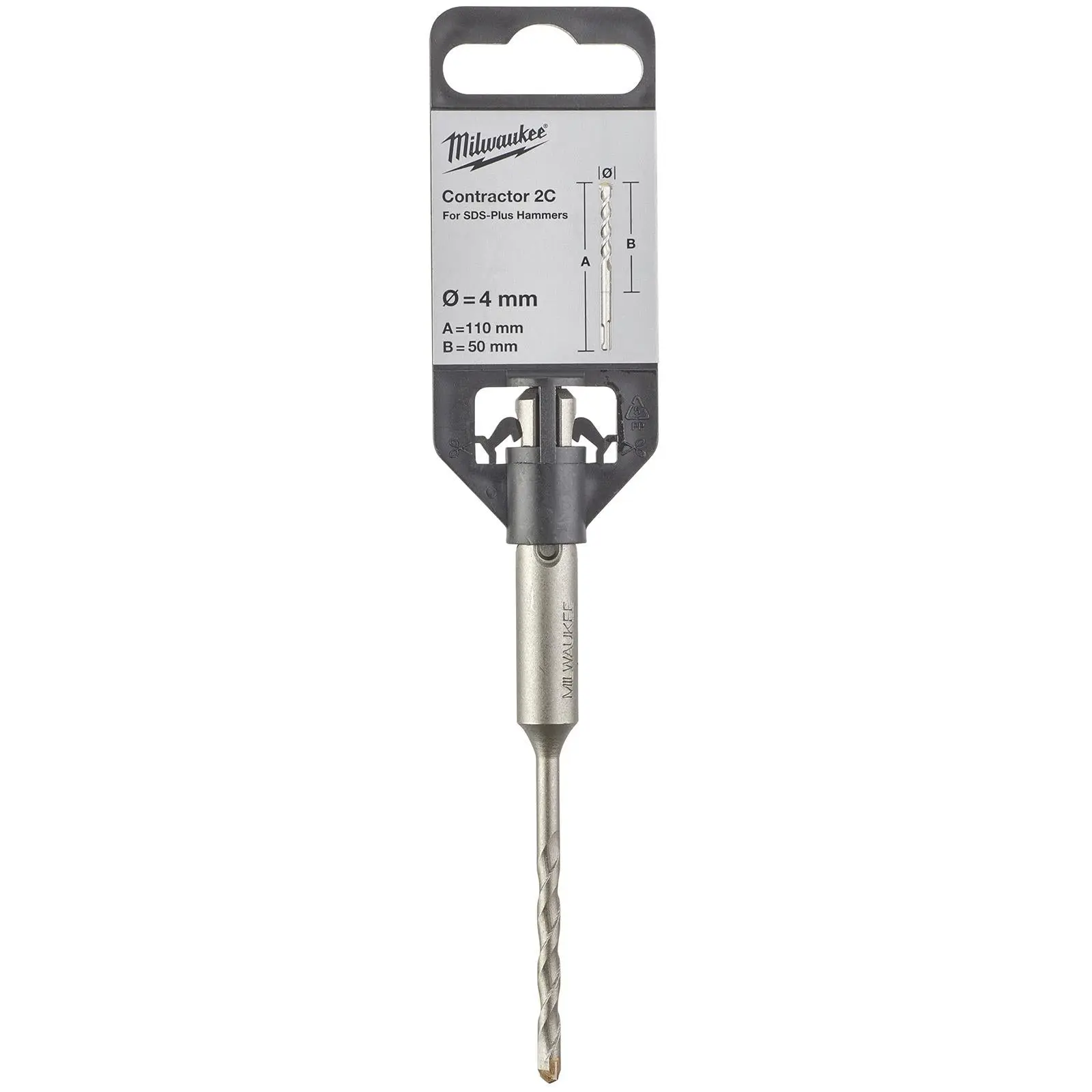 Milwaukee SDS Plus Contractor Hammer Drill Bits 2 Cut - Image 45