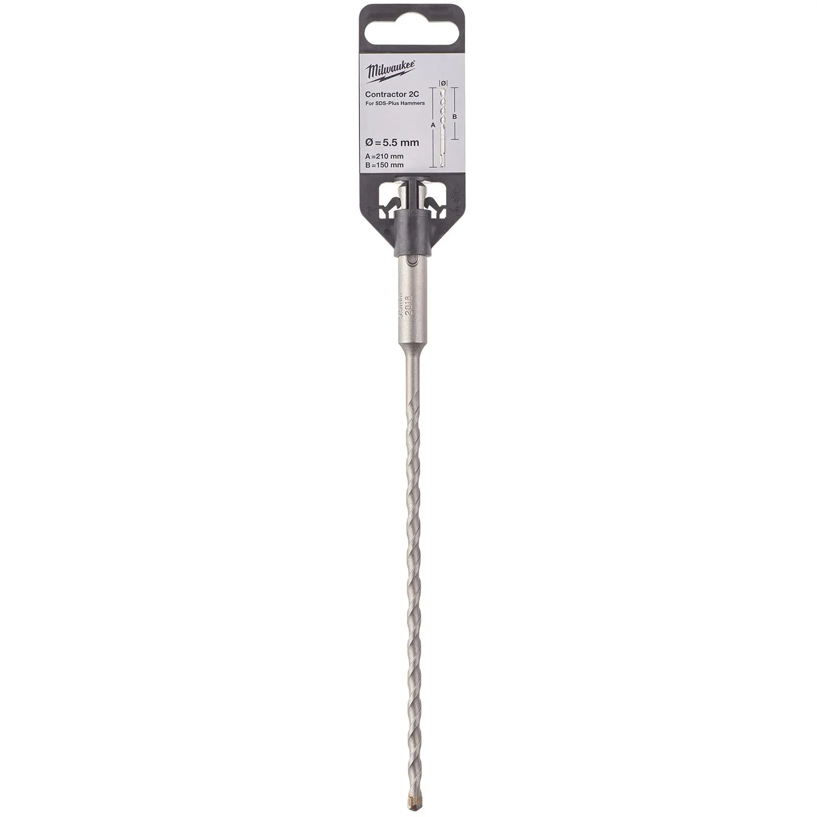 Milwaukee SDS Plus Contractor Hammer Drill Bits 2 Cut - Image 57