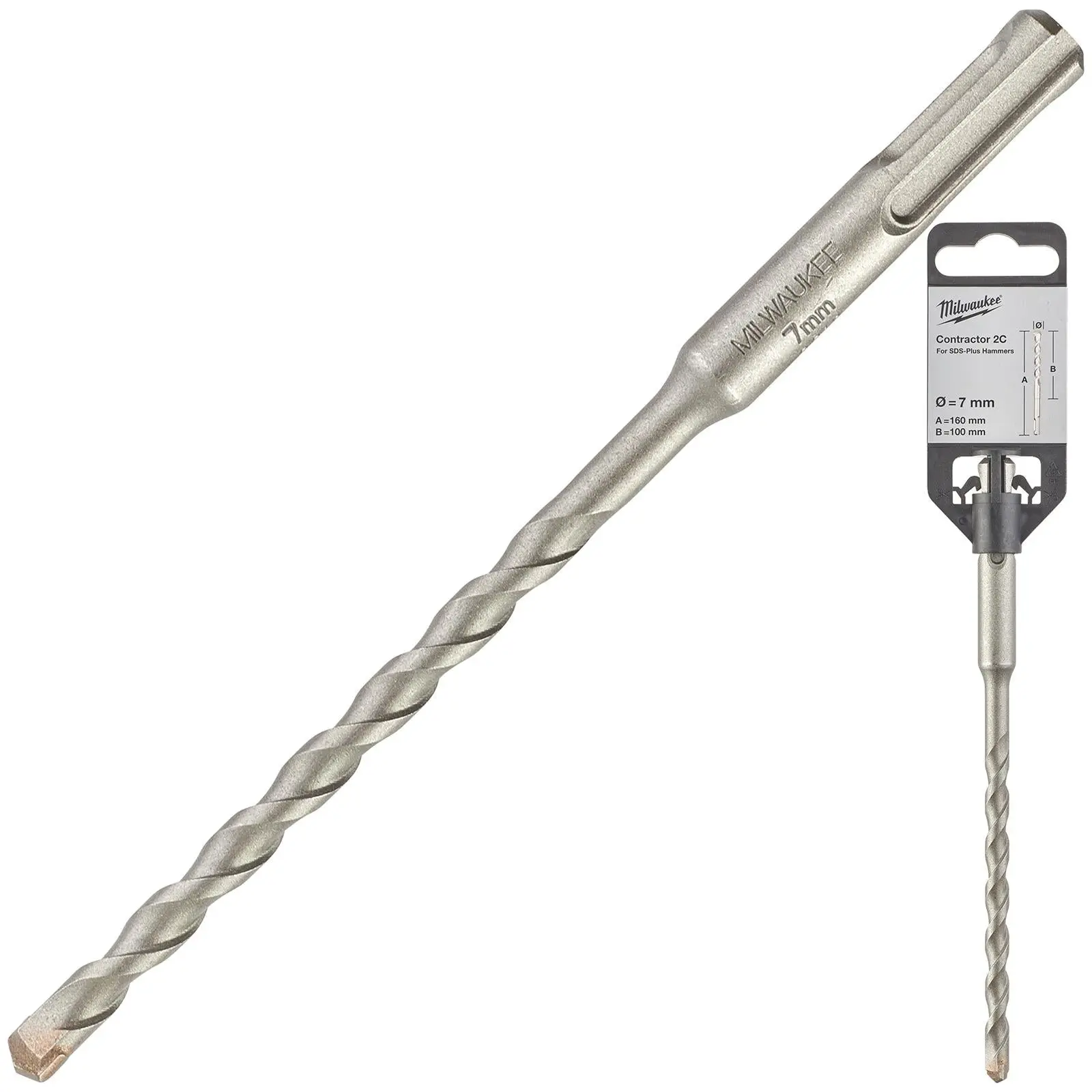 Milwaukee SDS Plus Contractor Hammer Drill Bits 2 Cut - Image 68