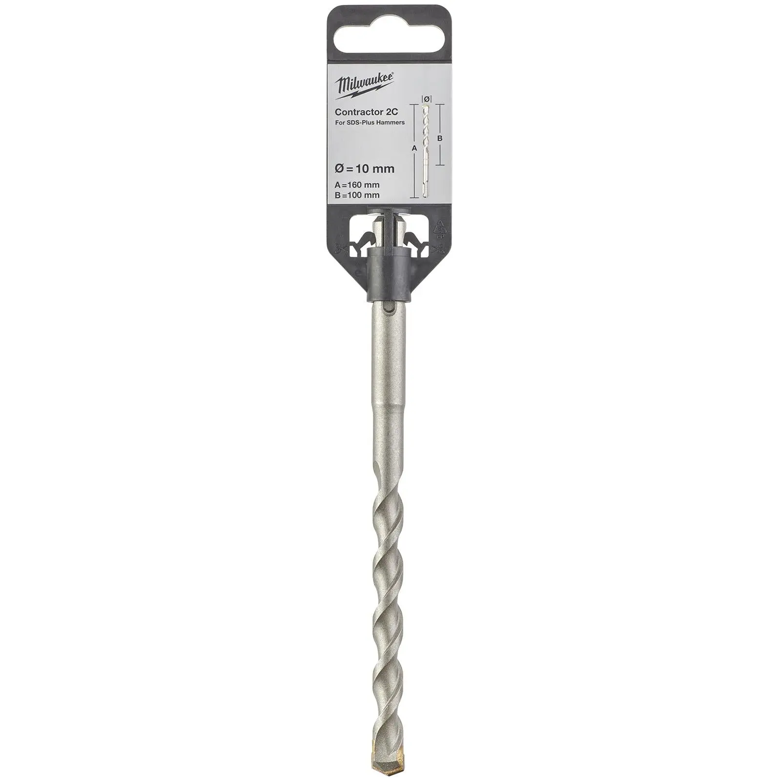Milwaukee SDS Plus Contractor Hammer Drill Bits 2 Cut - Image 78