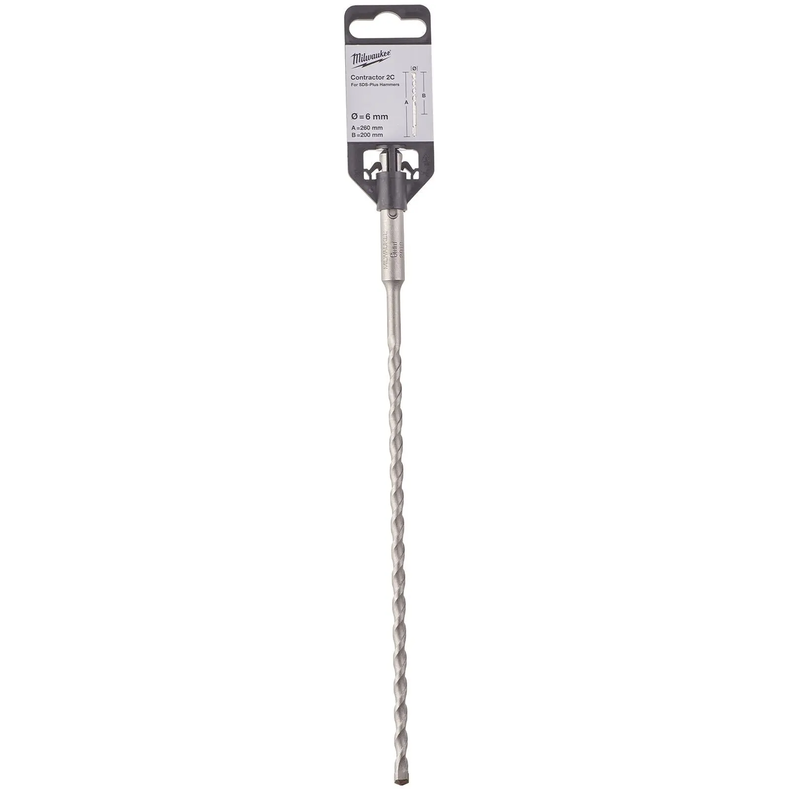 Milwaukee SDS Plus Contractor Hammer Drill Bits 2 Cut - Image 84