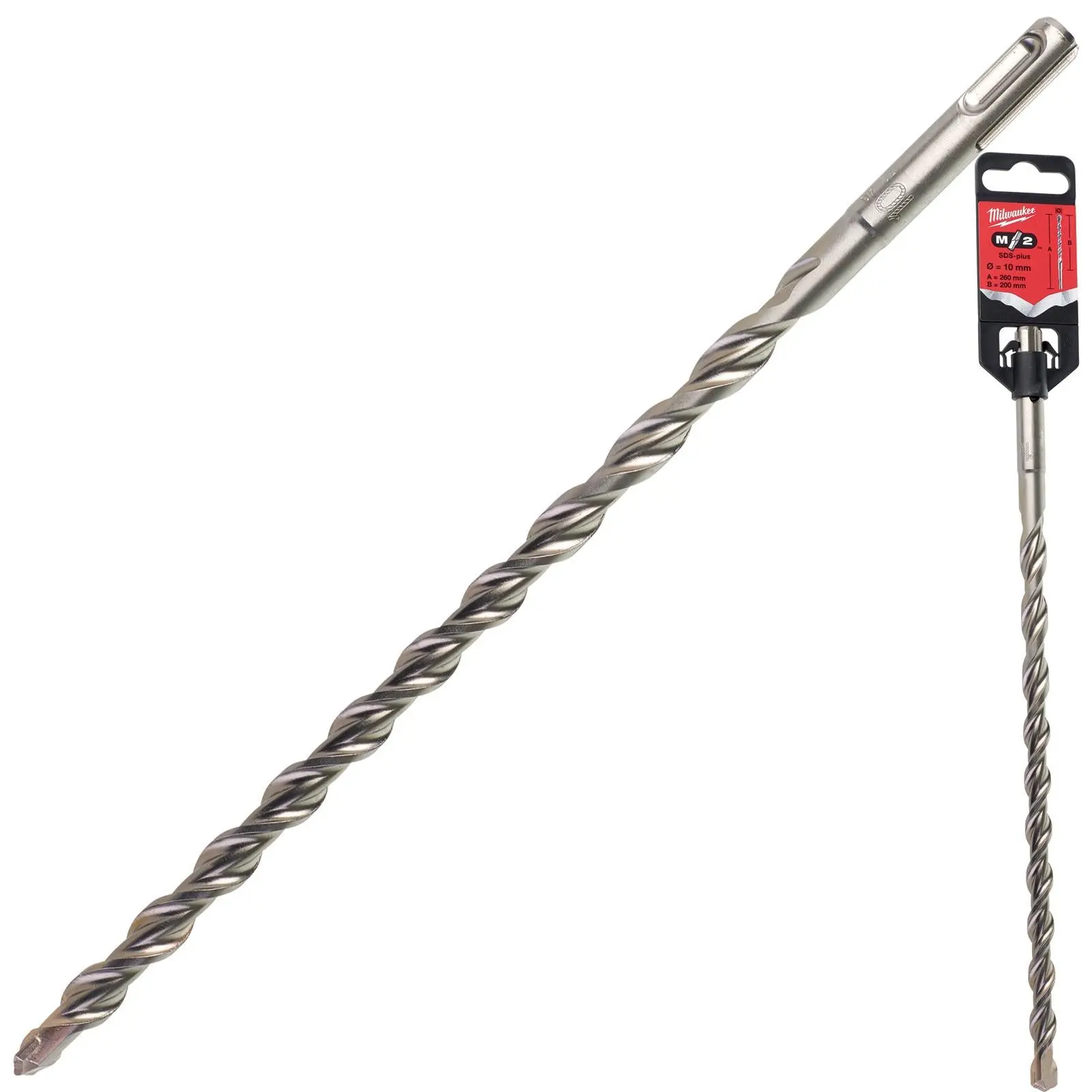 Milwaukee SDS Plus M2 Hammer Drill Bits 2 Cut 3-26 mm Diameter - Image 112