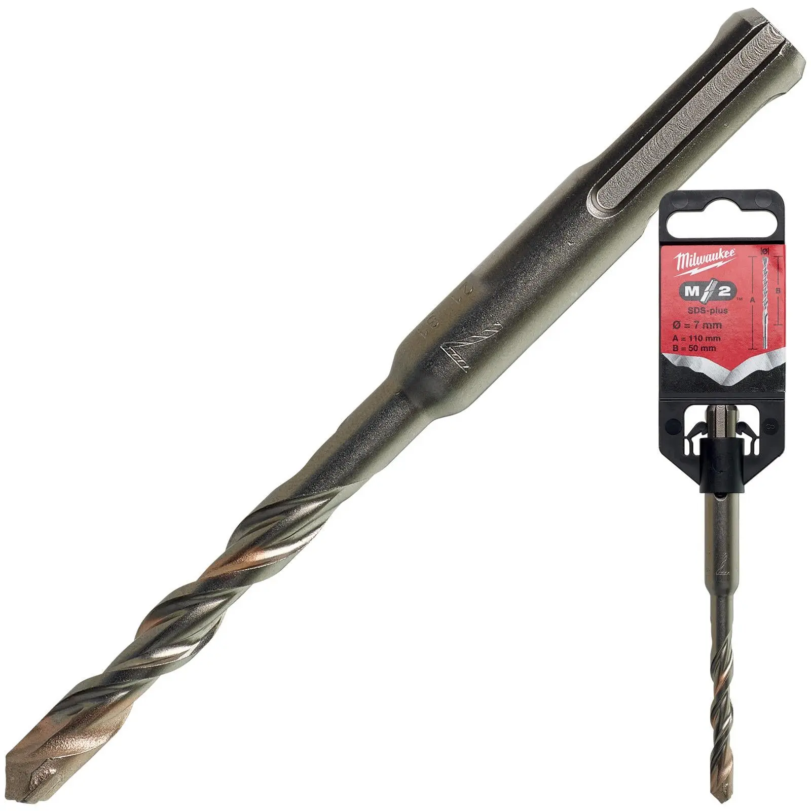 Milwaukee SDS Plus M2 Hammer Drill Bits 2 Cut 3-26 mm Diameter - Image 121