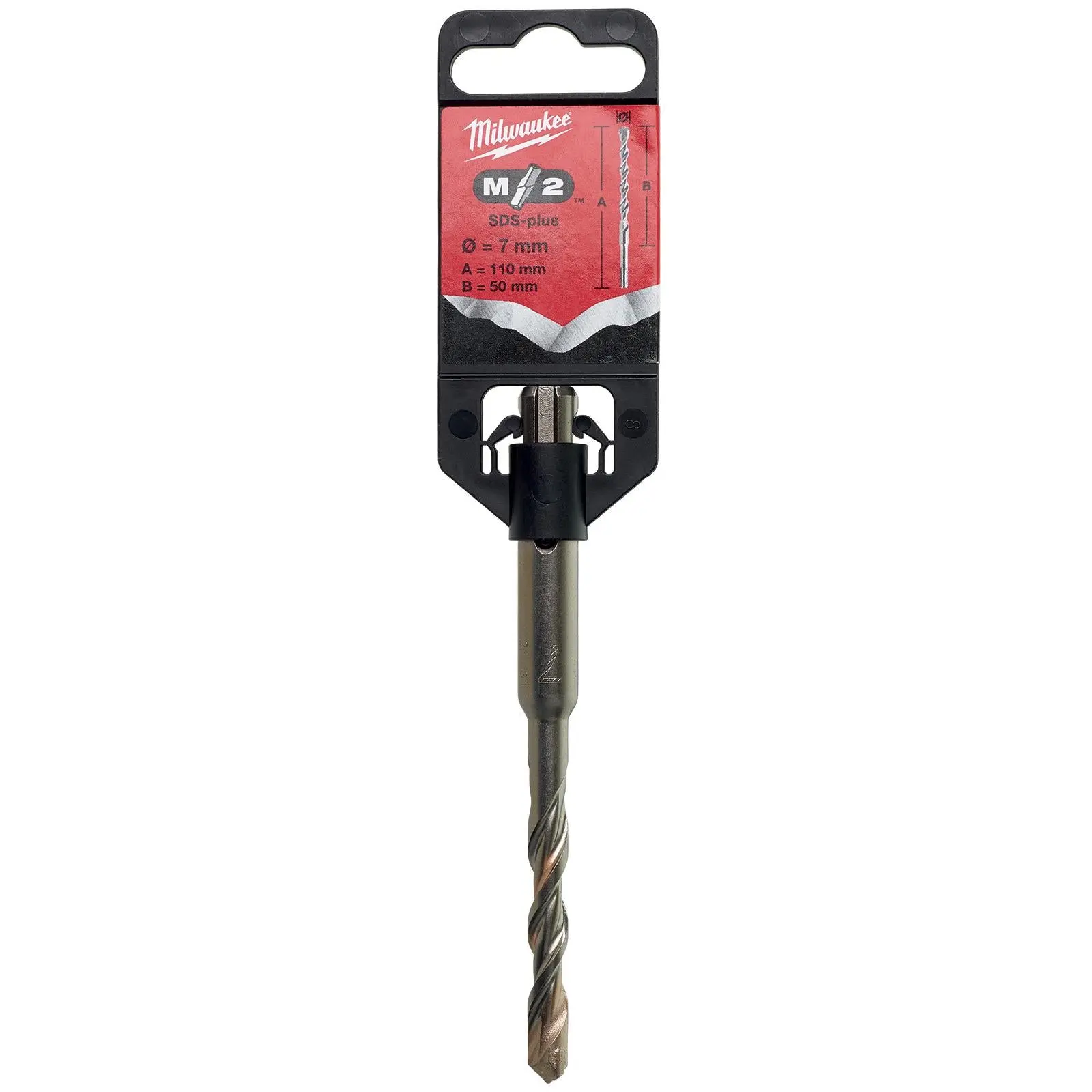 Milwaukee SDS Plus M2 Hammer Drill Bits 2 Cut 3-26 mm Diameter - Image 122