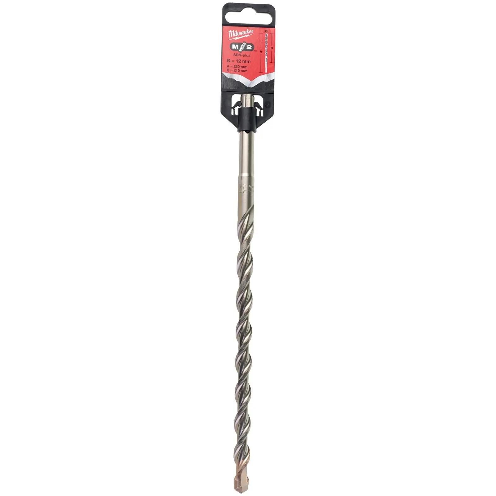 Milwaukee SDS Plus M2 Hammer Drill Bits 2 Cut 3-26 mm Diameter - Image 140