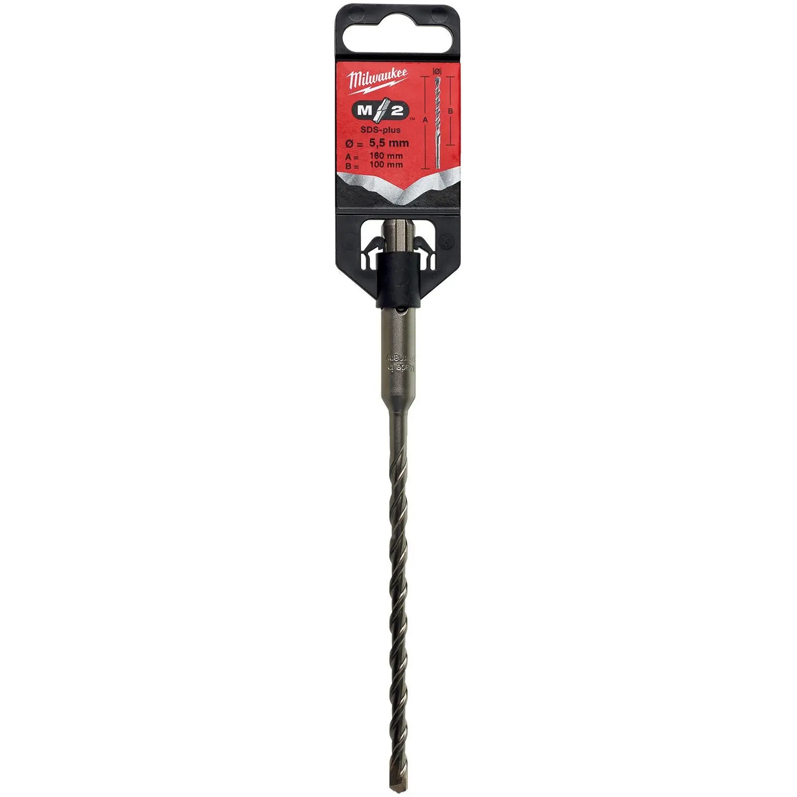 Milwaukee SDS Plus M2 Hammer Drill Bits 2 Cut 3-26 mm Diameter - Image 161