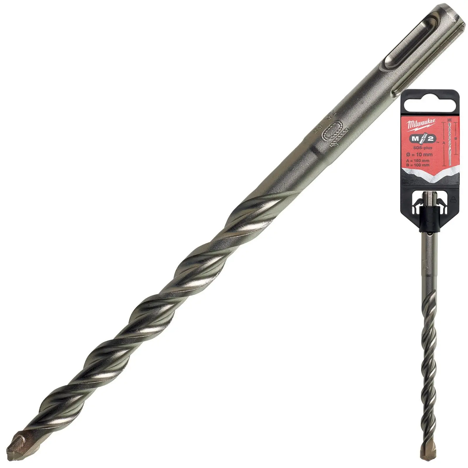 Milwaukee SDS Plus M2 Hammer Drill Bits 2 Cut 3-26 mm Diameter - Image 166