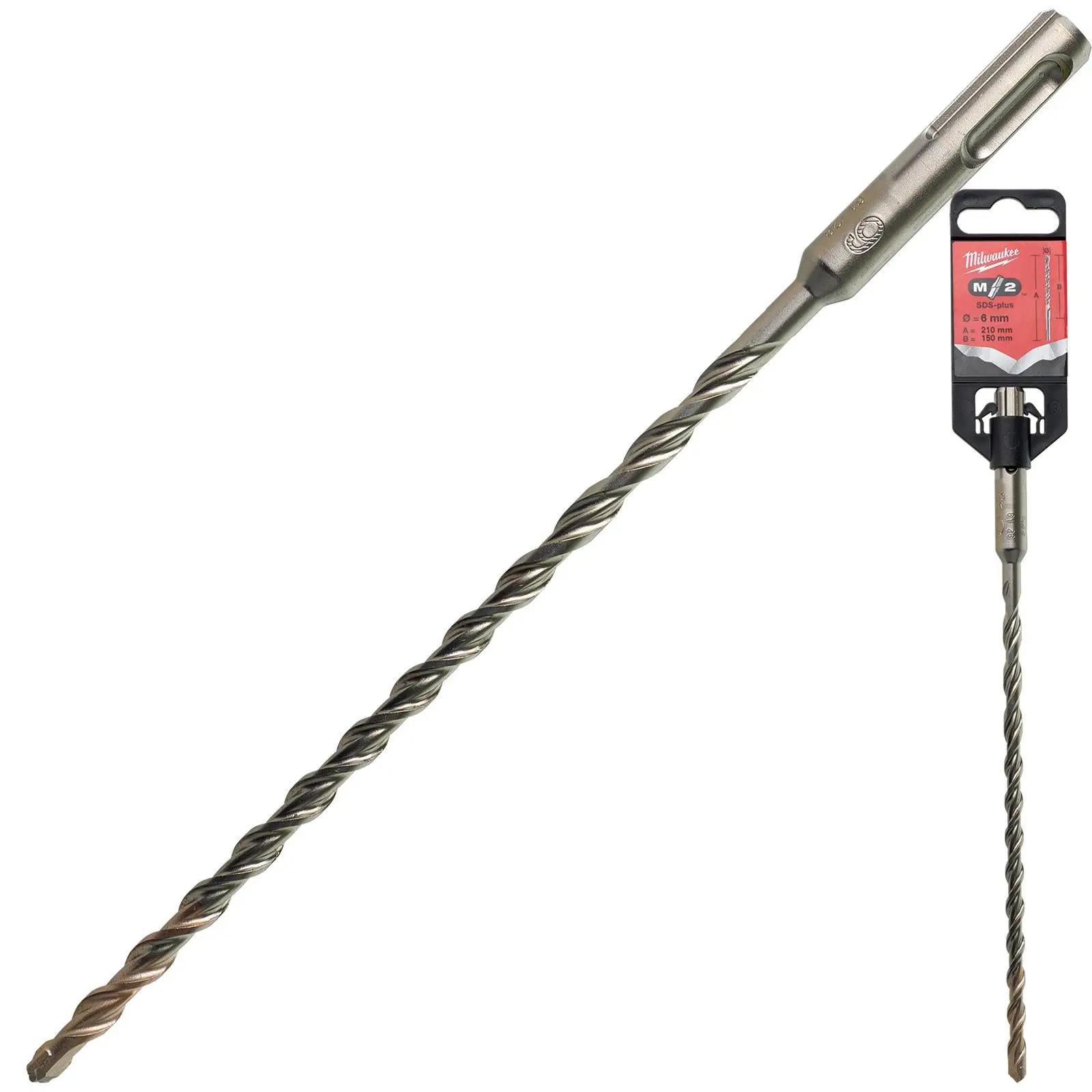 Milwaukee SDS Plus M2 Hammer Drill Bits 2 Cut 3-26 mm Diameter - Image 181