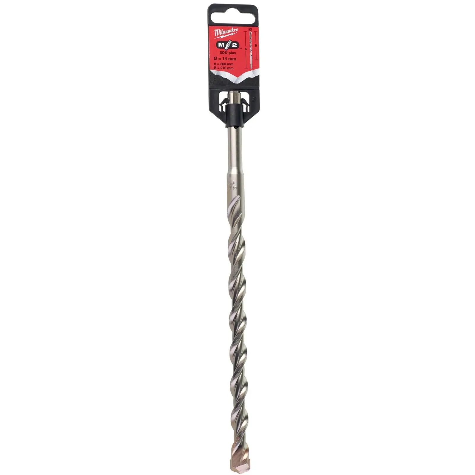 Milwaukee SDS Plus M2 Hammer Drill Bits 2 Cut 3-26 mm Diameter - Image 185