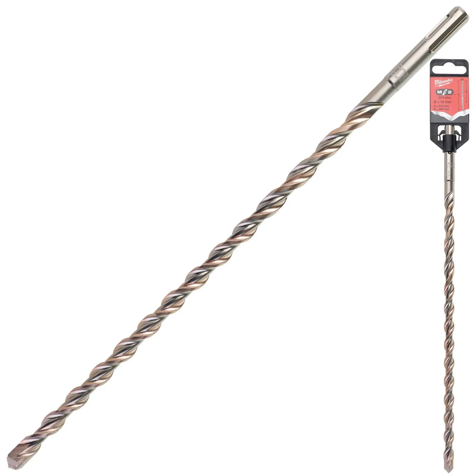 Milwaukee SDS Plus M2 Hammer Drill Bits 2 Cut 3-26 mm Diameter - Image 193