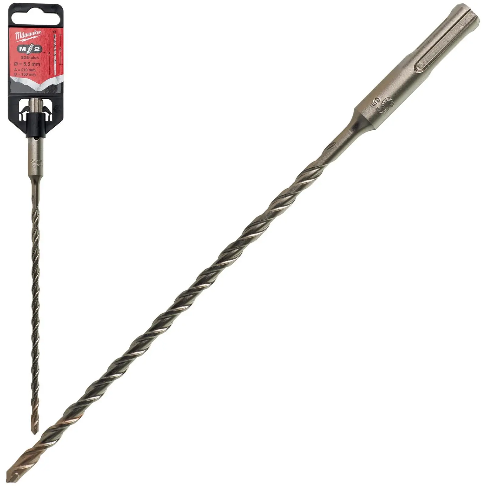 Milwaukee SDS Plus M2 Hammer Drill Bits 2 Cut 3-26 mm Diameter - Image 199