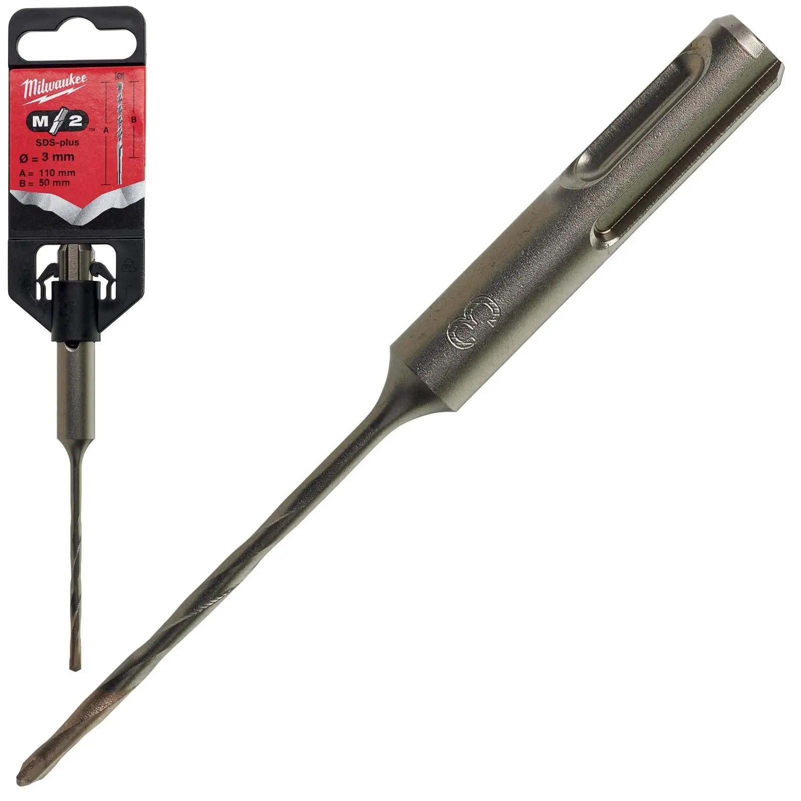 Milwaukee SDS Plus M2 Hammer Drill Bits 2 Cut 3-26 mm Diameter - Image 20