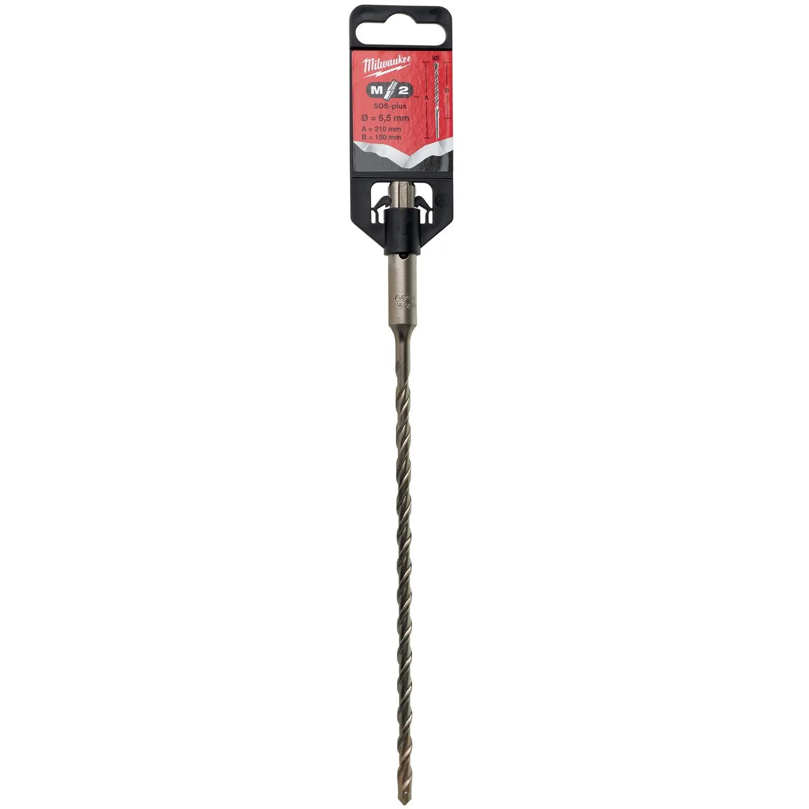 Milwaukee SDS Plus M2 Hammer Drill Bits 2 Cut 3-26 mm Diameter - Image 200