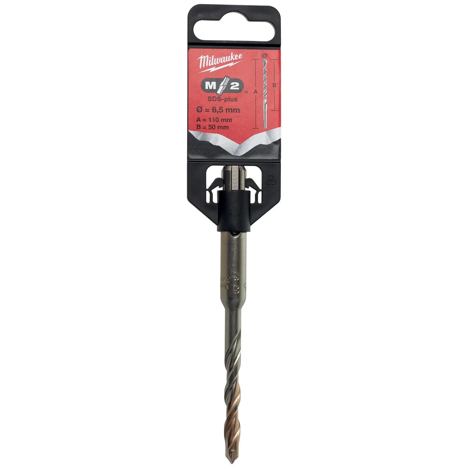 Milwaukee SDS Plus M2 Hammer Drill Bits 2 Cut 3-26 mm Diameter - Image 206