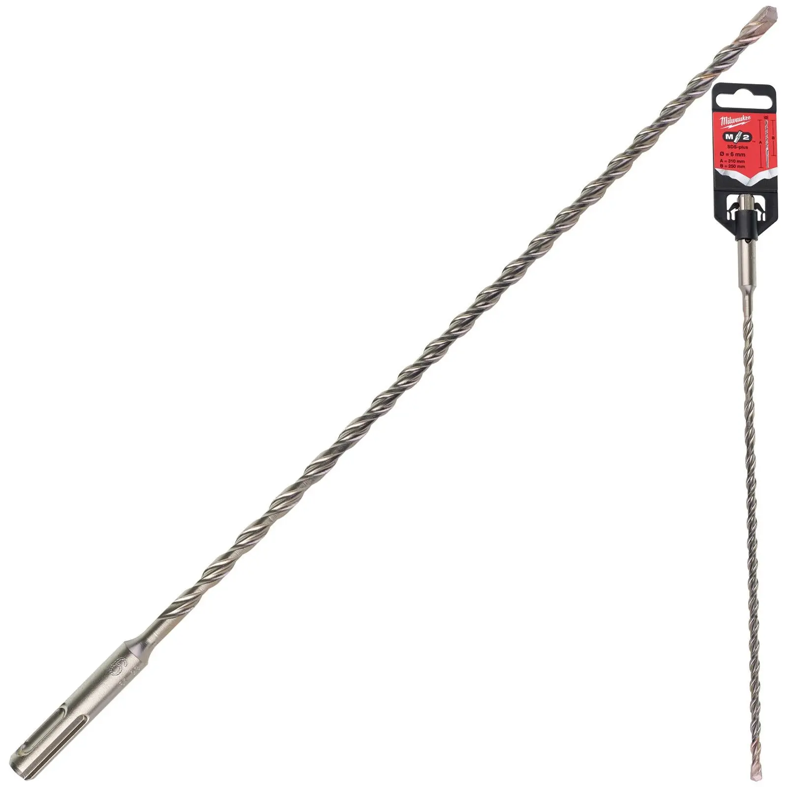 Milwaukee SDS Plus M2 Hammer Drill Bits 2 Cut 3-26 mm Diameter - Image 229