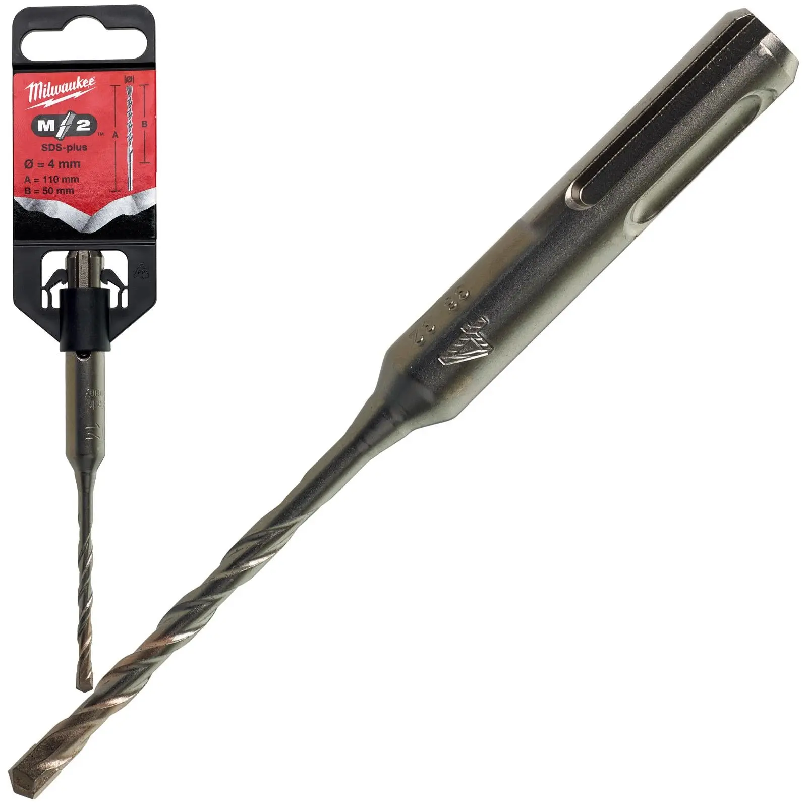 Milwaukee SDS Plus M2 Hammer Drill Bits 2 Cut 3-26 mm Diameter - Image 35