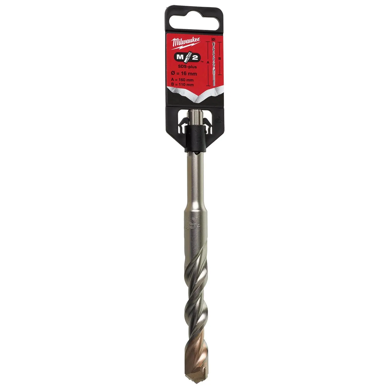Milwaukee SDS Plus M2 Hammer Drill Bits 2 Cut 3-26 mm Diameter - Image 57