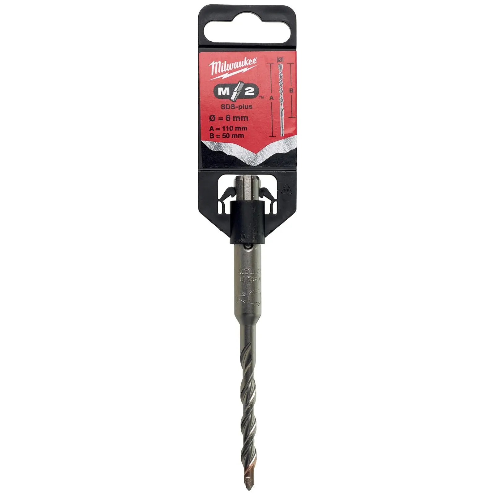 Milwaukee SDS Plus M2 Hammer Drill Bits 2 Cut 3-26 mm Diameter - Image 78