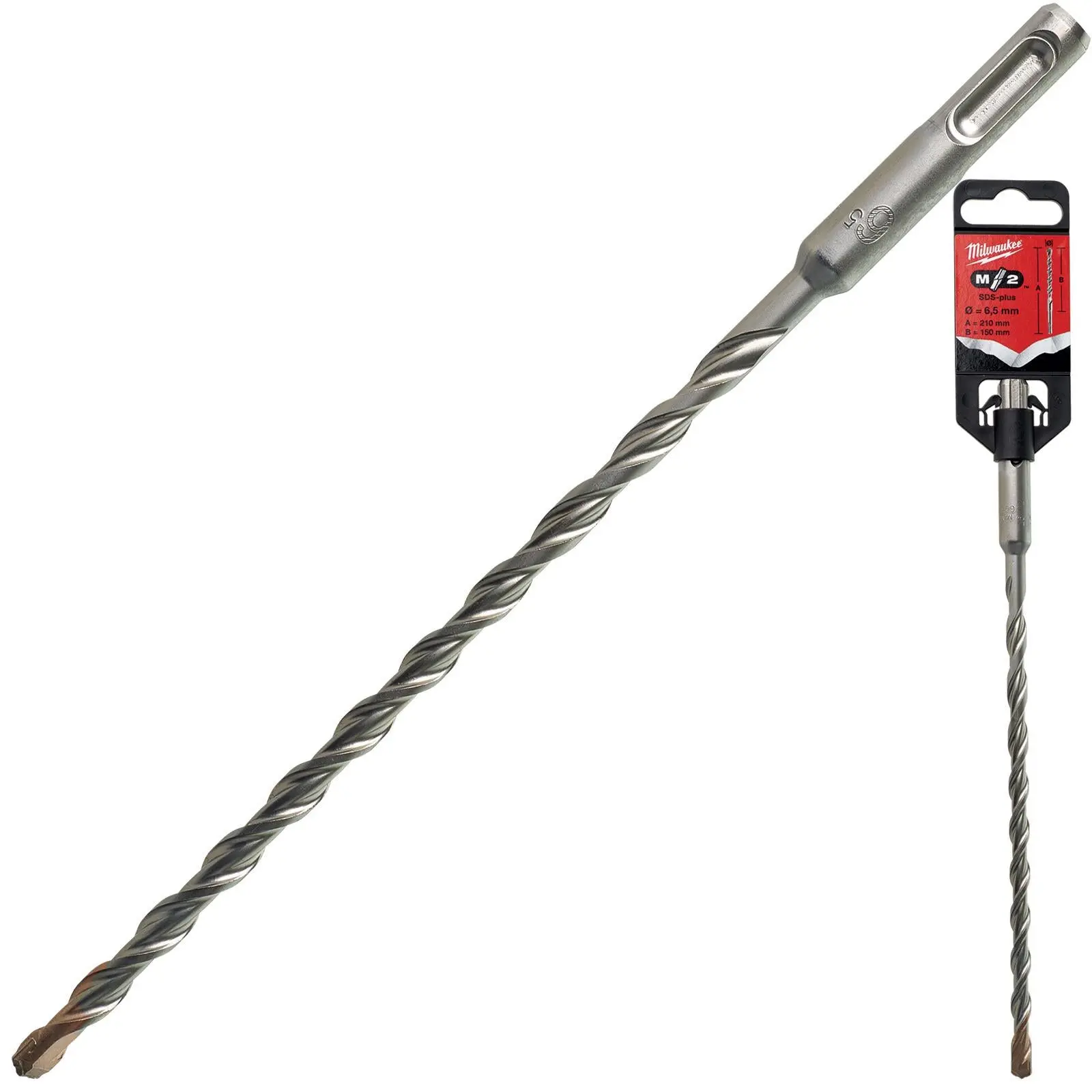 Milwaukee SDS Plus M2 Hammer Drill Bits 2 Cut 3-26 mm Diameter - Image 89