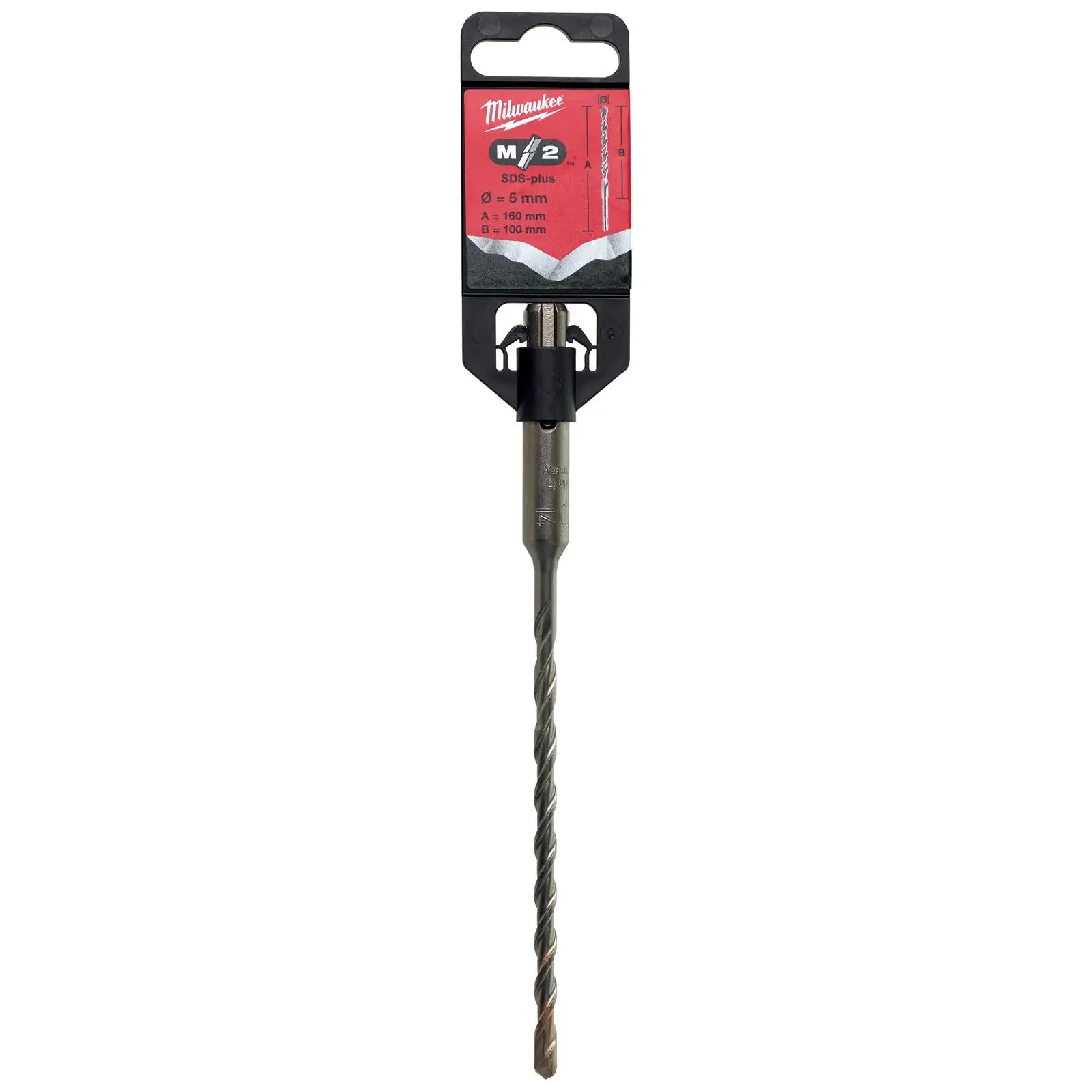Milwaukee SDS Plus M2 Hammer Drill Bits 2 Cut 3-26 mm Diameter - Image 93