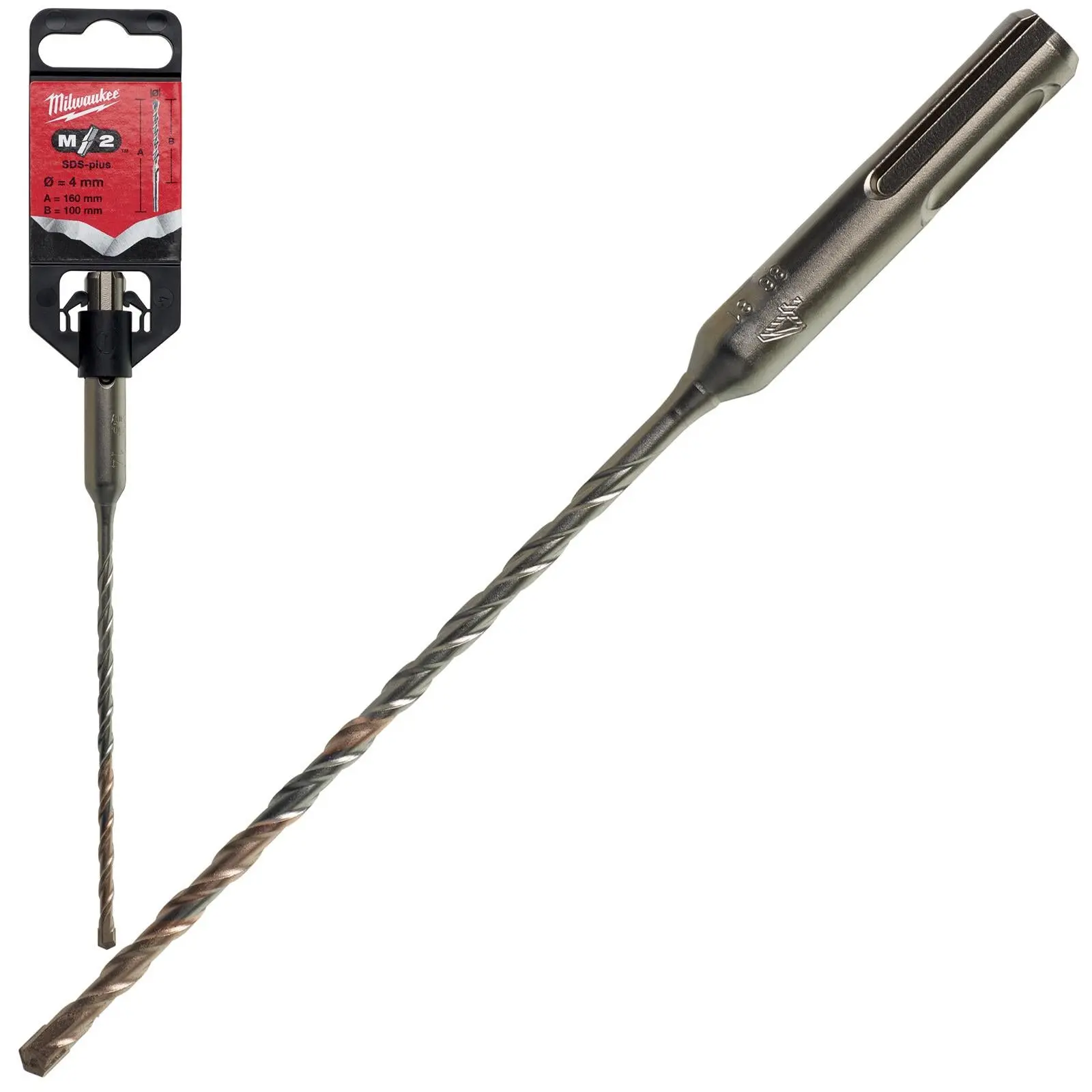 Milwaukee SDS Plus M2 Hammer Drill Bits 2 Cut 3-26 mm Diameter - Image 98