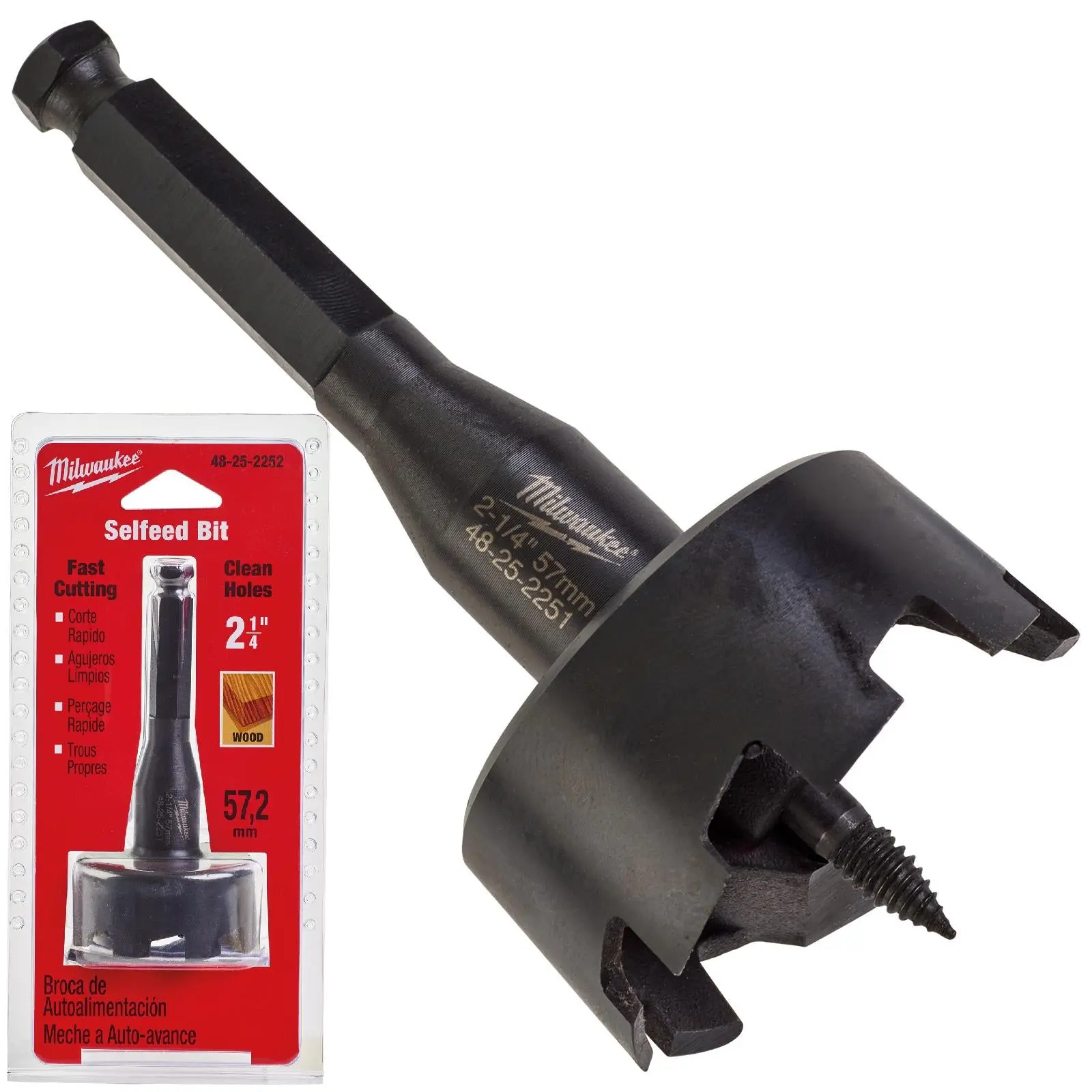 Milwaukee Self Feed Forstner Wood Drill Bits 25.4-117mm - Image 11