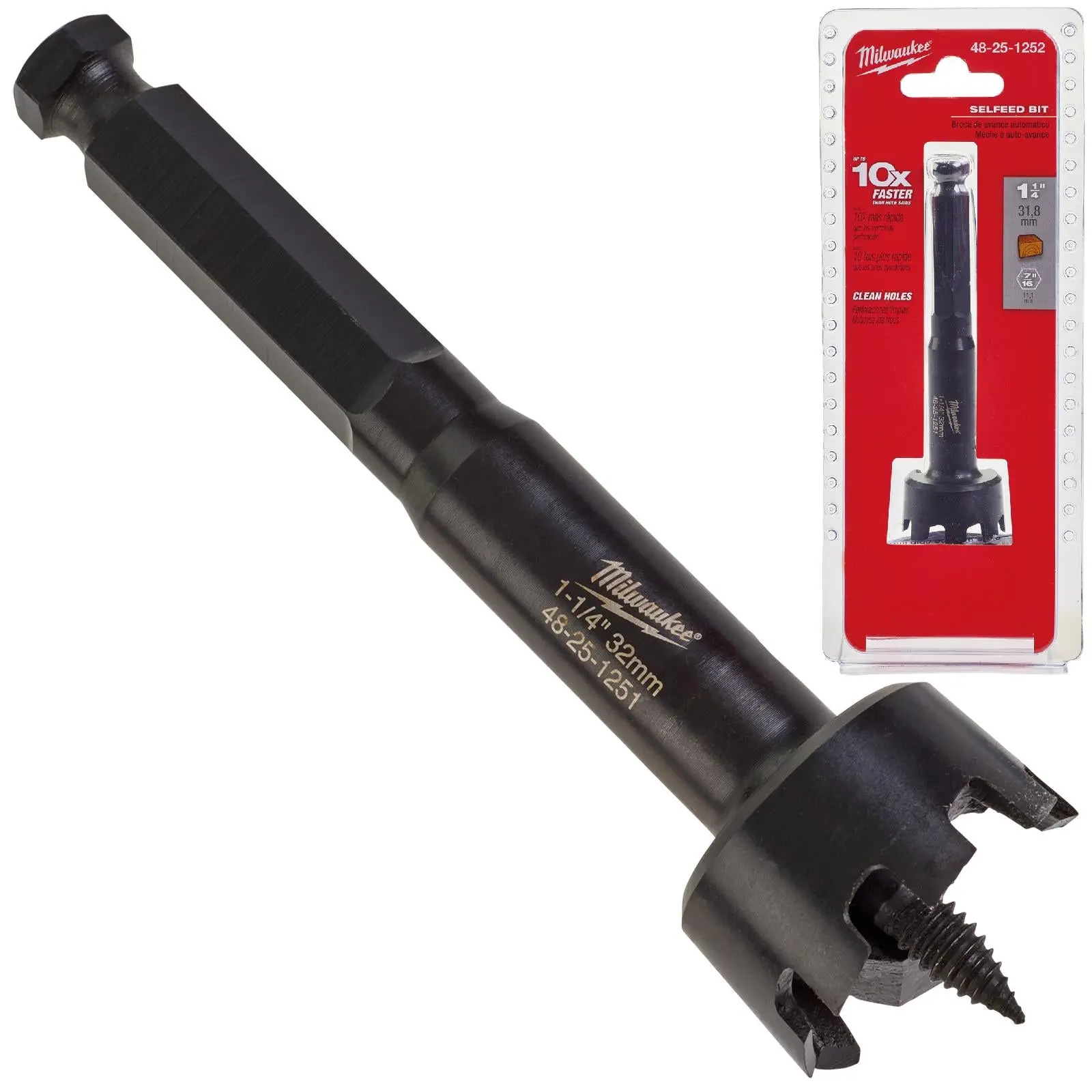 Milwaukee Self Feed Forstner Wood Drill Bits 25.4-117mm - Image 20