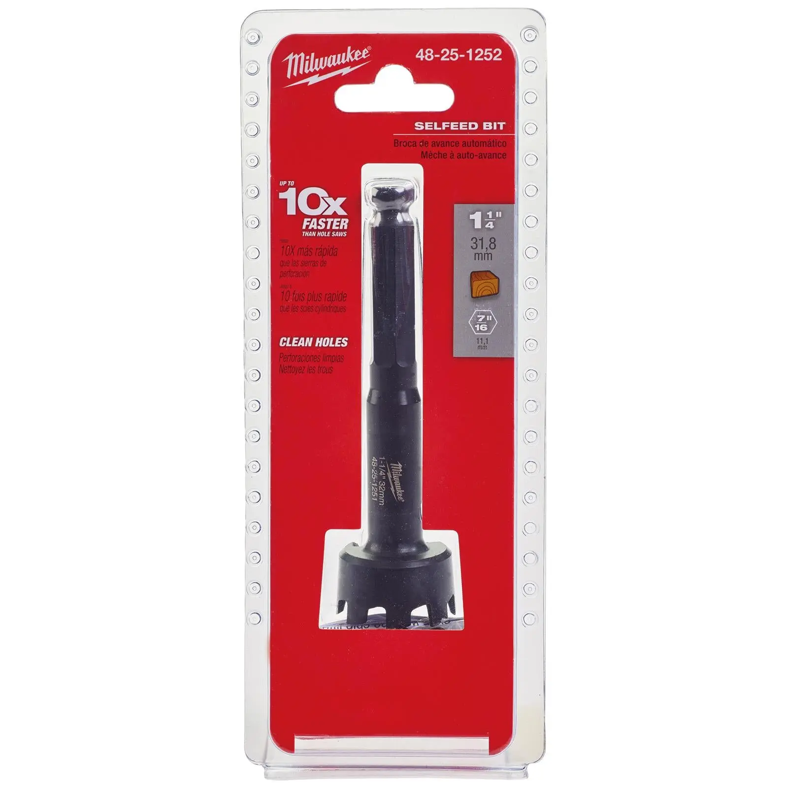 Milwaukee Self Feed Forstner Wood Drill Bits 25.4-117mm - Image 21