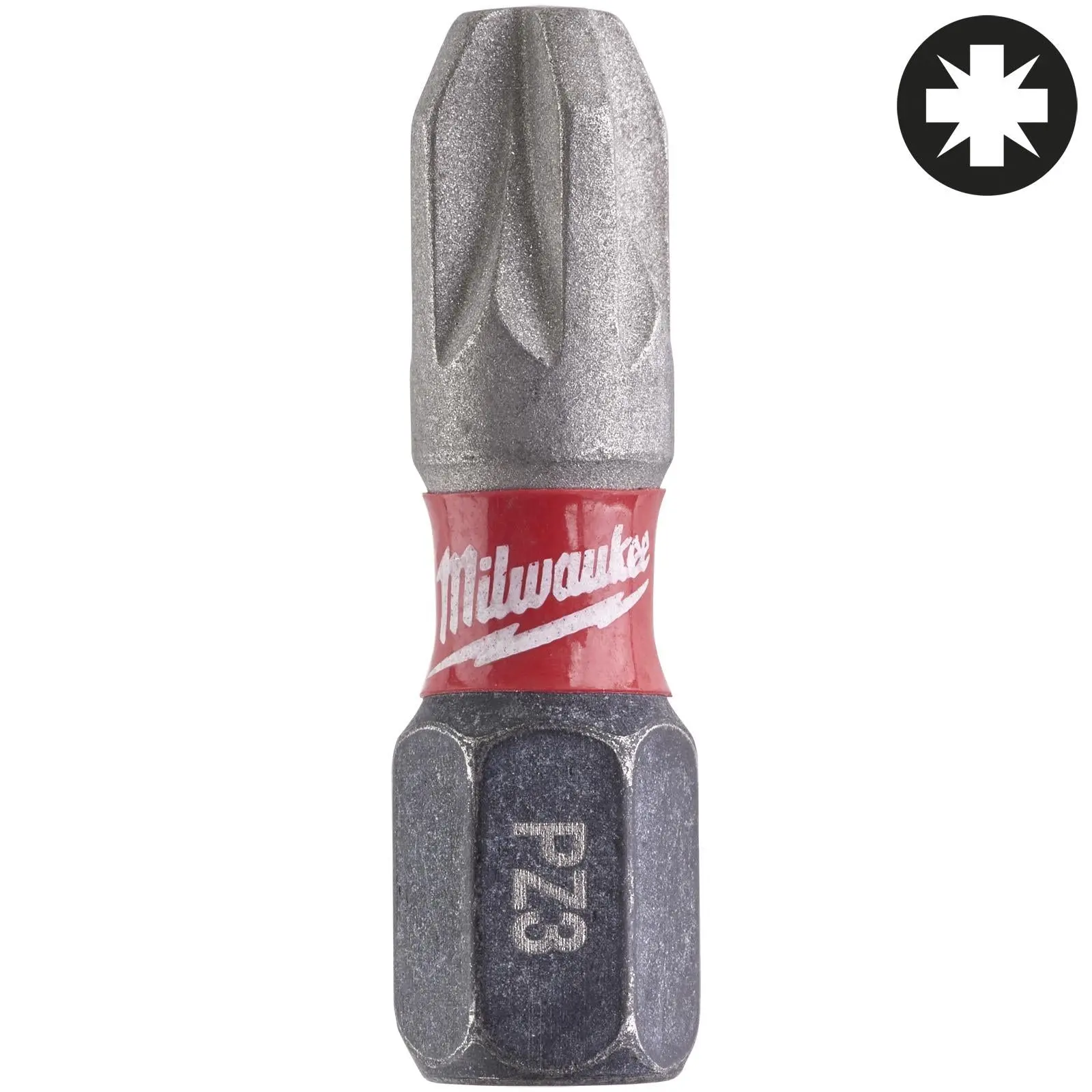 Milwaukee SHOCKWAVE Impact Duty Pozi PZ3 Screwdriver Bits 25mm 25 Piece TICTAC Box