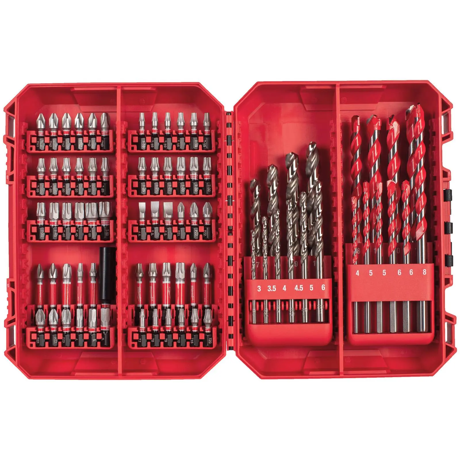 Milwaukee SHOCKWAVE Impact Duty Screwdriver and Drill Bit Set 80 Piece Ultimate Fit - Image 2