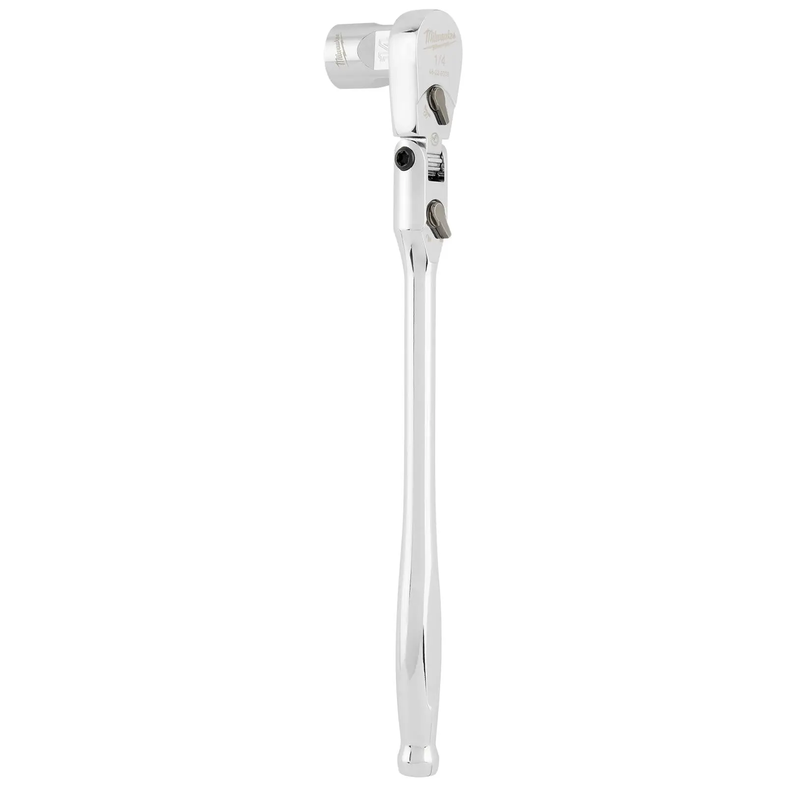 Milwaukee Socket Ratchet Wrench Long Flexible Head 1/4" Drive 90 Tooth Slim Profile Head - Image 5
