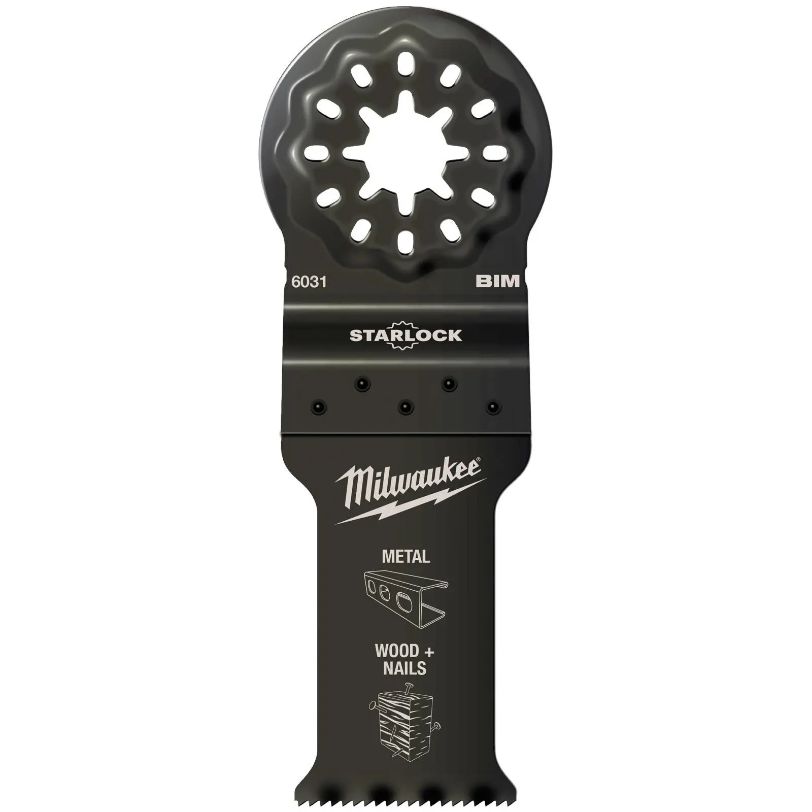 Milwaukee Starlock Multi Material Cutting Multi Tool Blade 28mm Plunge Bi-Metal