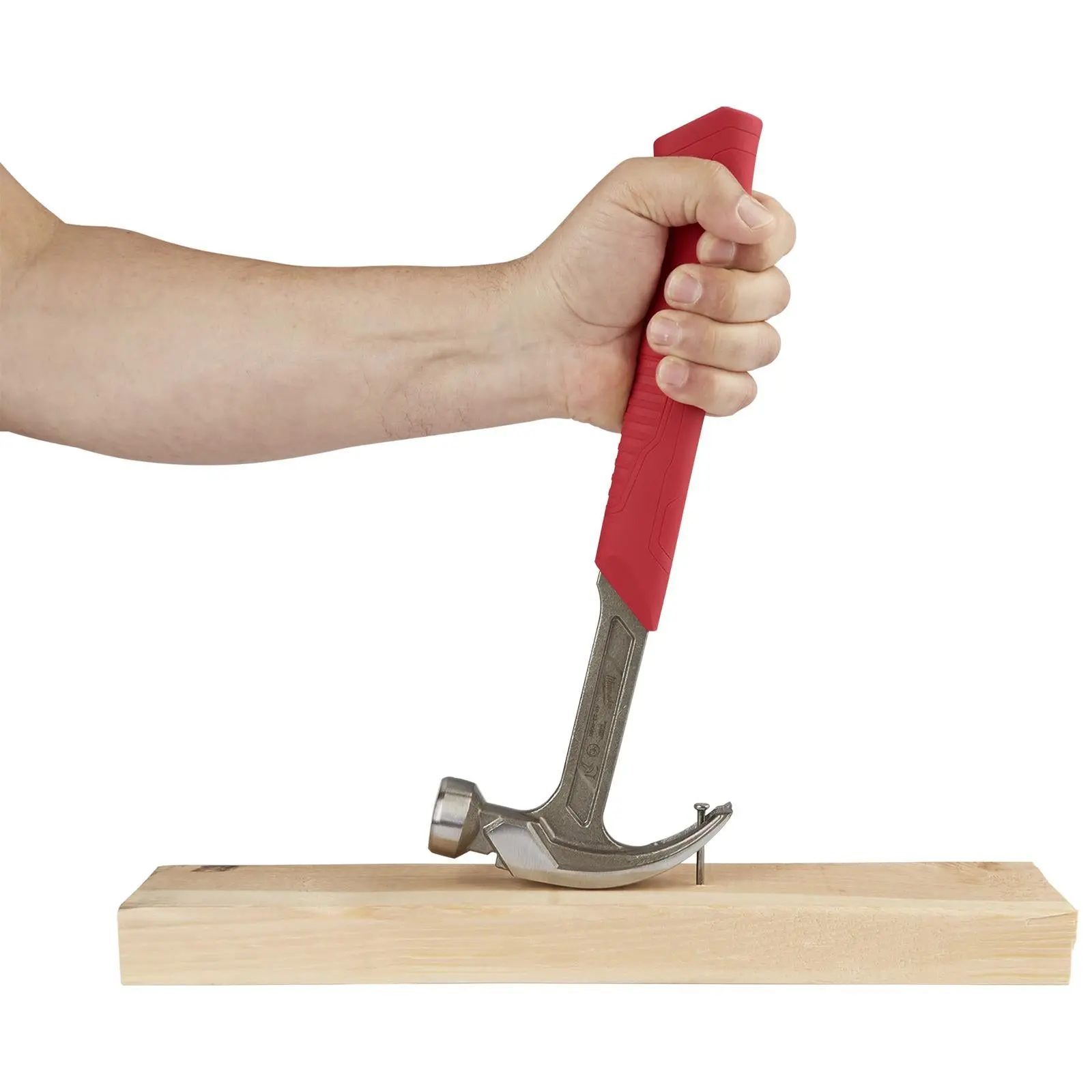 Milwaukee Steel Curved Claw Hammer 16oz Magnetic Nail Starter - Image 5