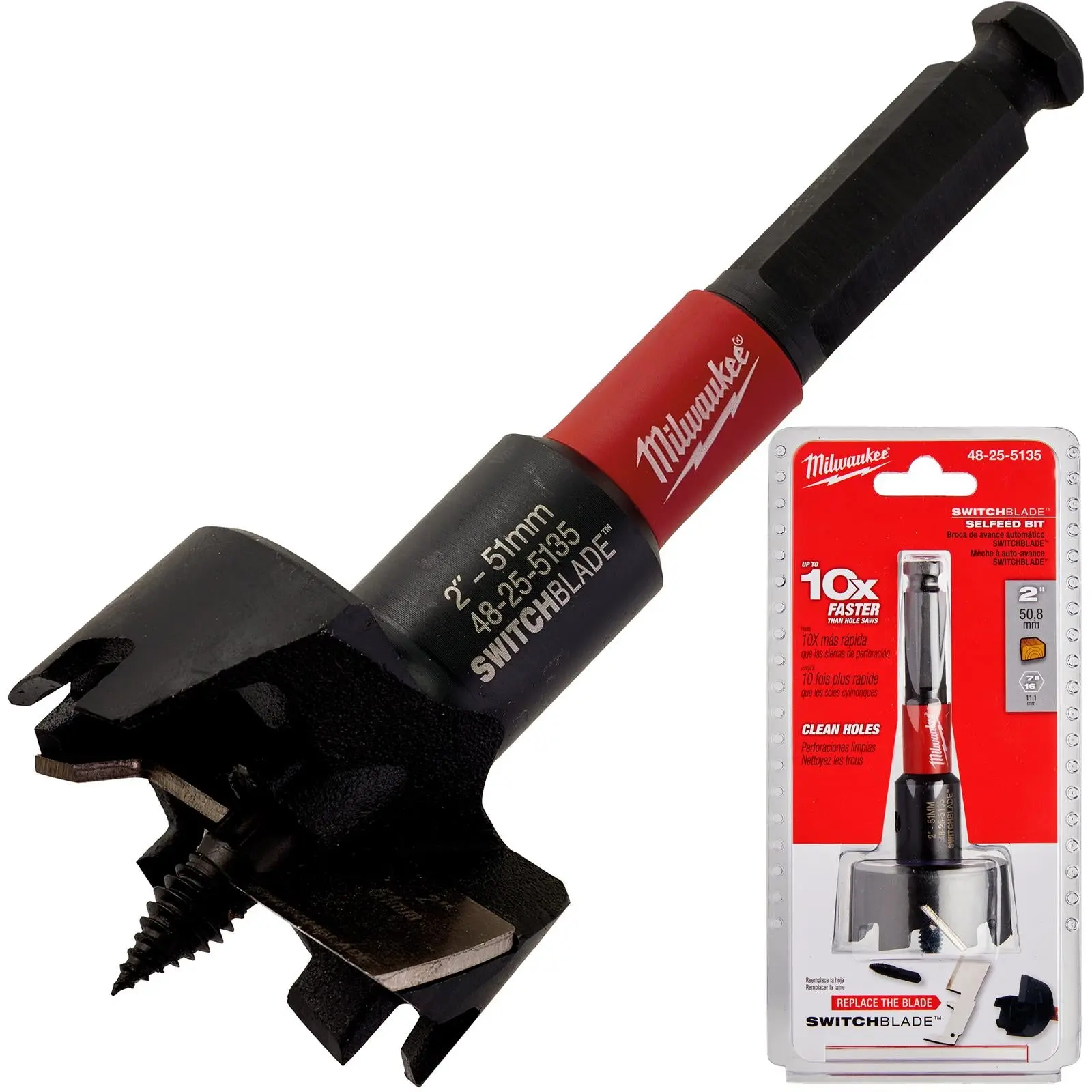 Milwaukee SWITCHBLADE Self Feed Forstner Wood Drill Bits - Image 14